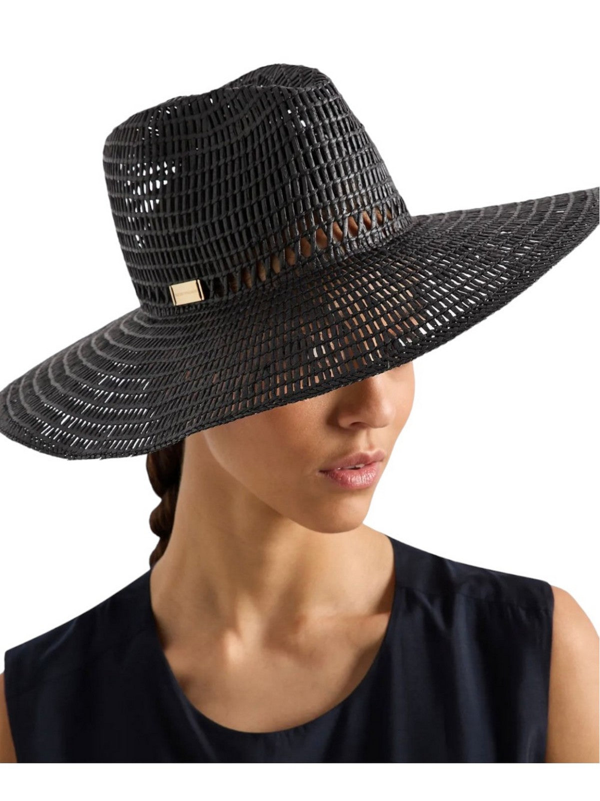 EMPORIO ARMANI Cappello Donna 637352 4R510 00020 Nero gioboutiqueweb