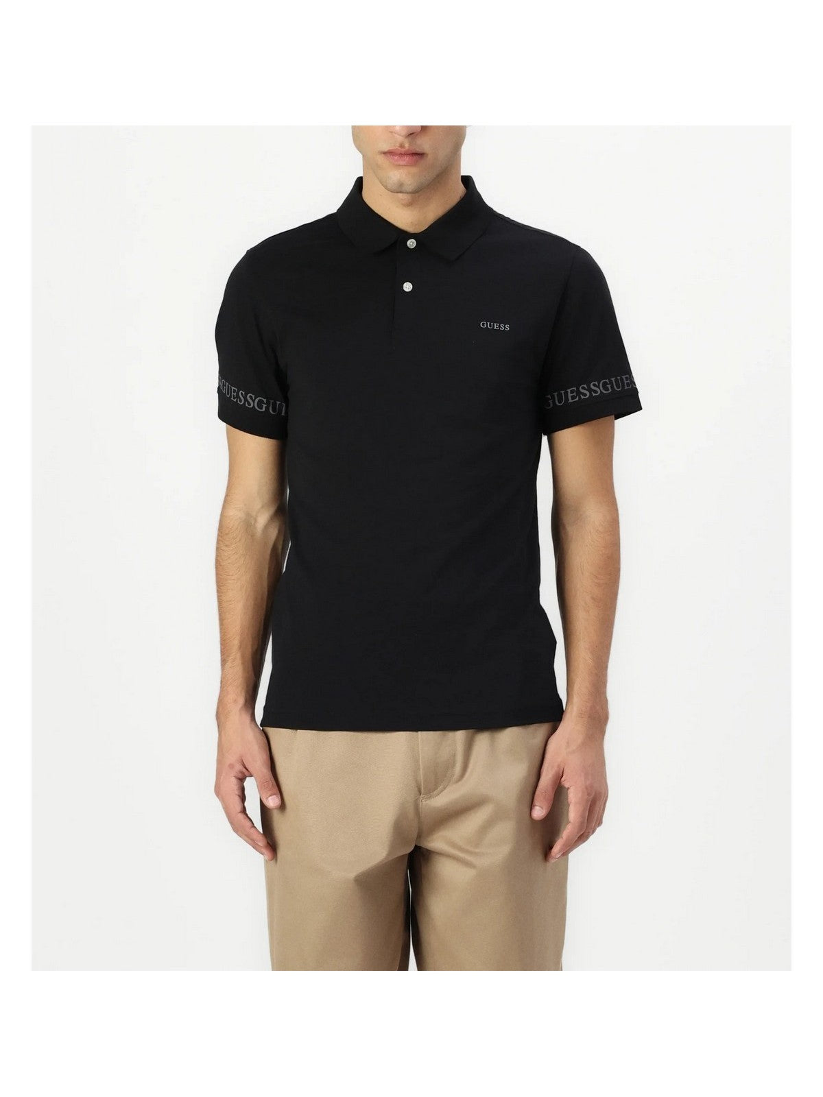 GUESS Polo Uomo NOLAN SS POLO M5RP66 J1314 JBLK Jet Black A996