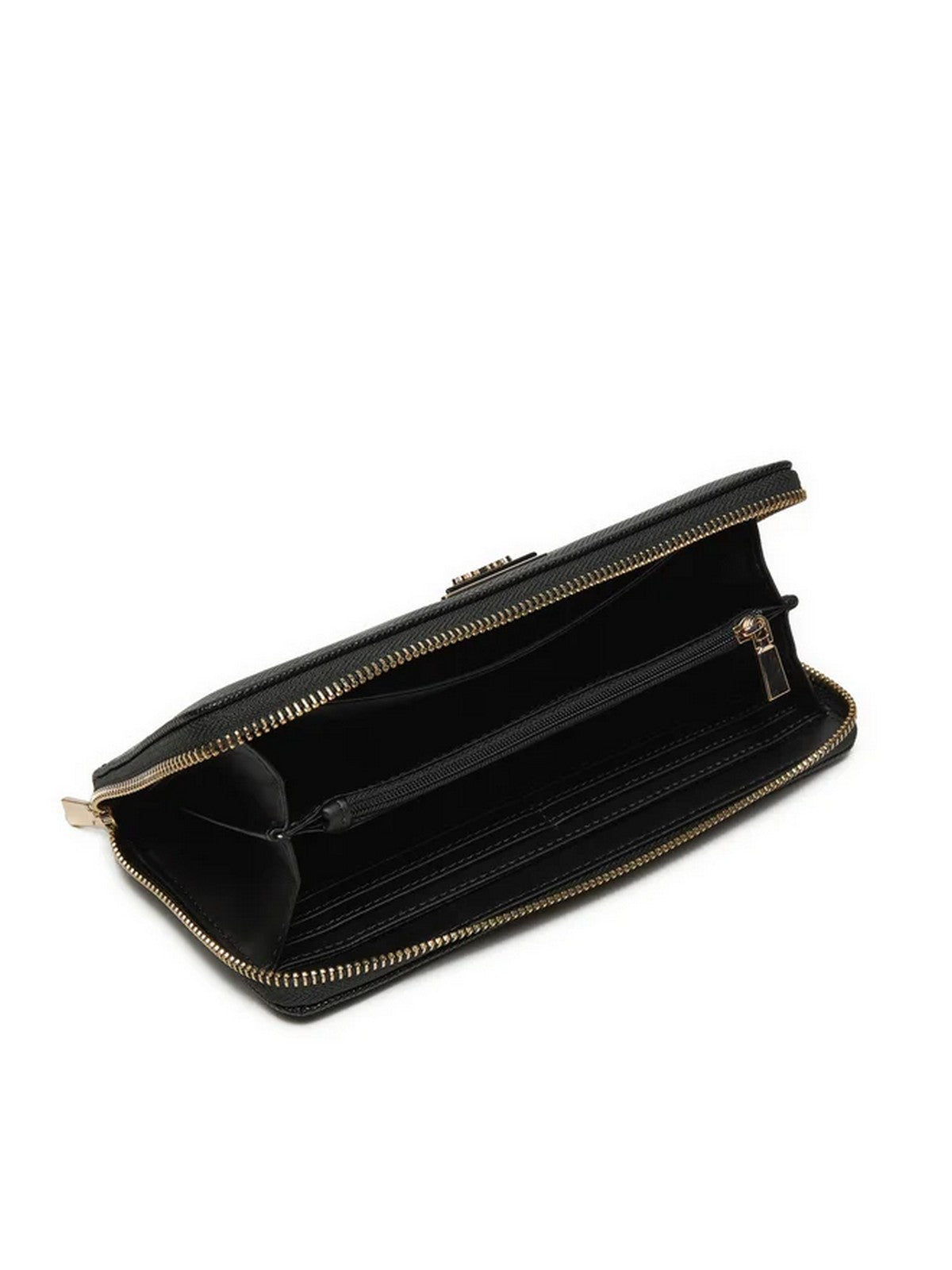 GUESS Portafoglio Donna LAUREL SLG CHEQUE ORGANIZER SWZG85 00163 BLA Nero gioboutiqueweb