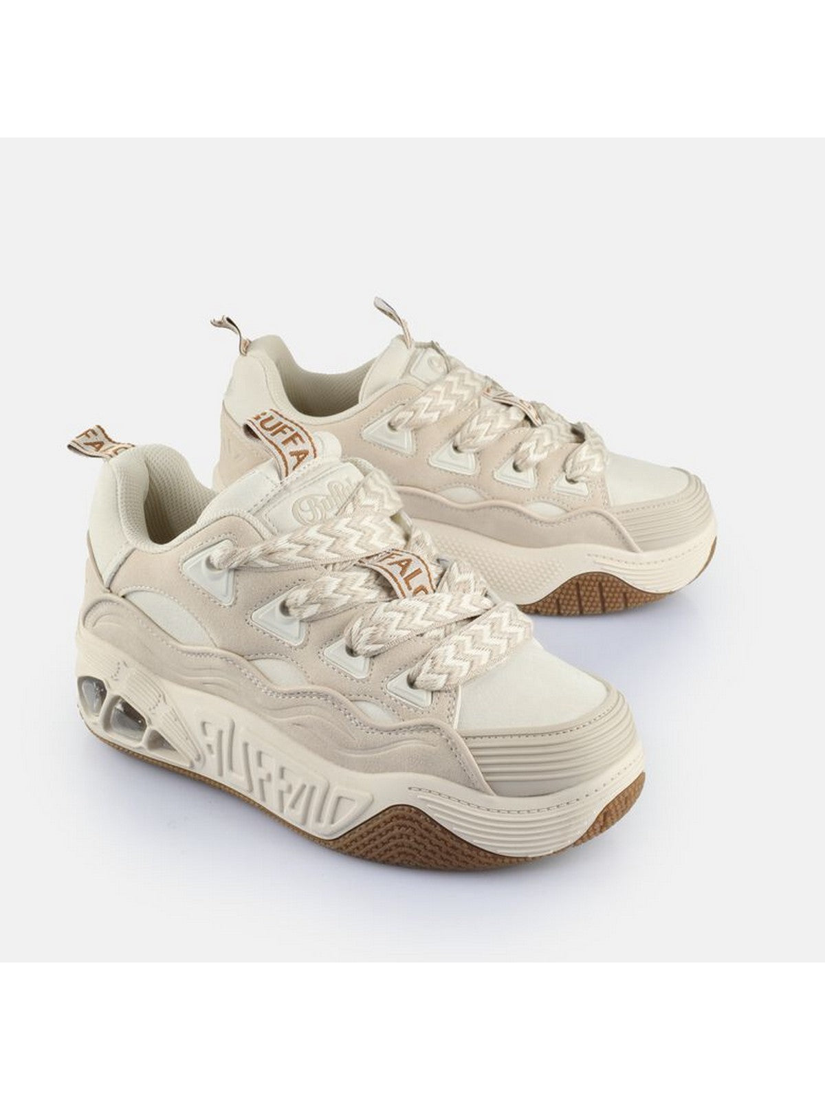 BUFFALO Sneaker Donna HERO SKATE 1636354 C508 Beige gioboutiqueweb