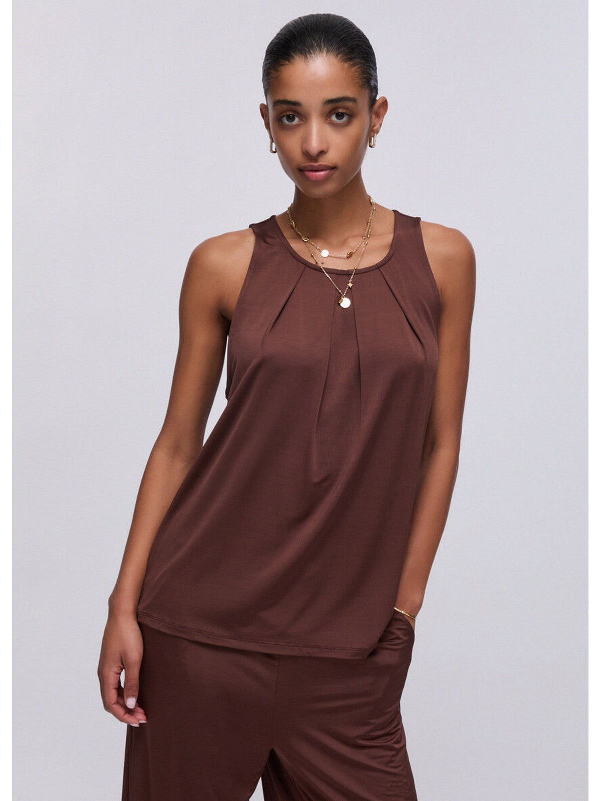 LIU JO BEACHWEAR Top Donna VA6158J3888 91118 TERRA