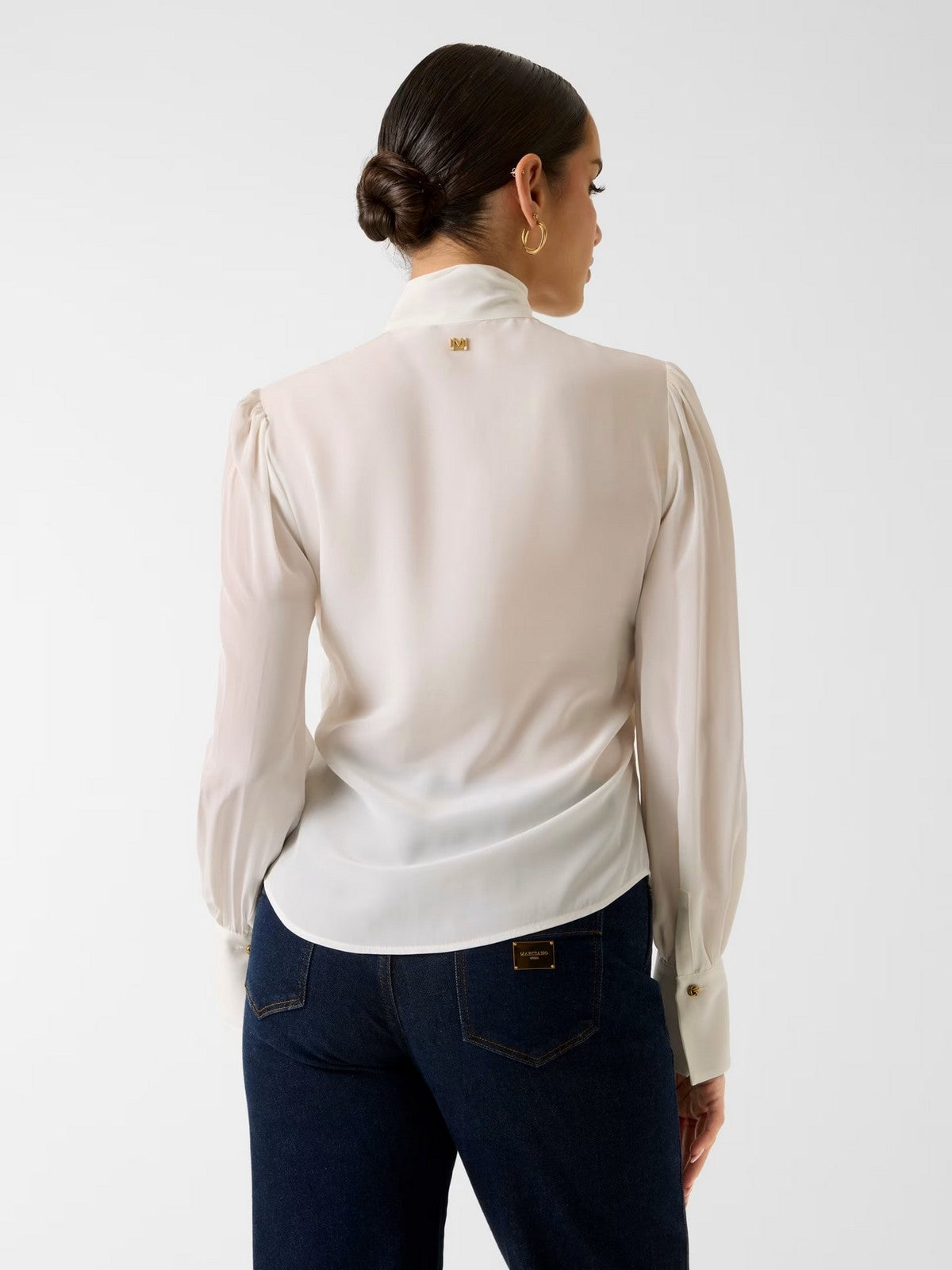 MARCIANO Blusa Donna FAITH LS TIE BLOUSE 6RGH15 7443A MCDM MACADAMIA