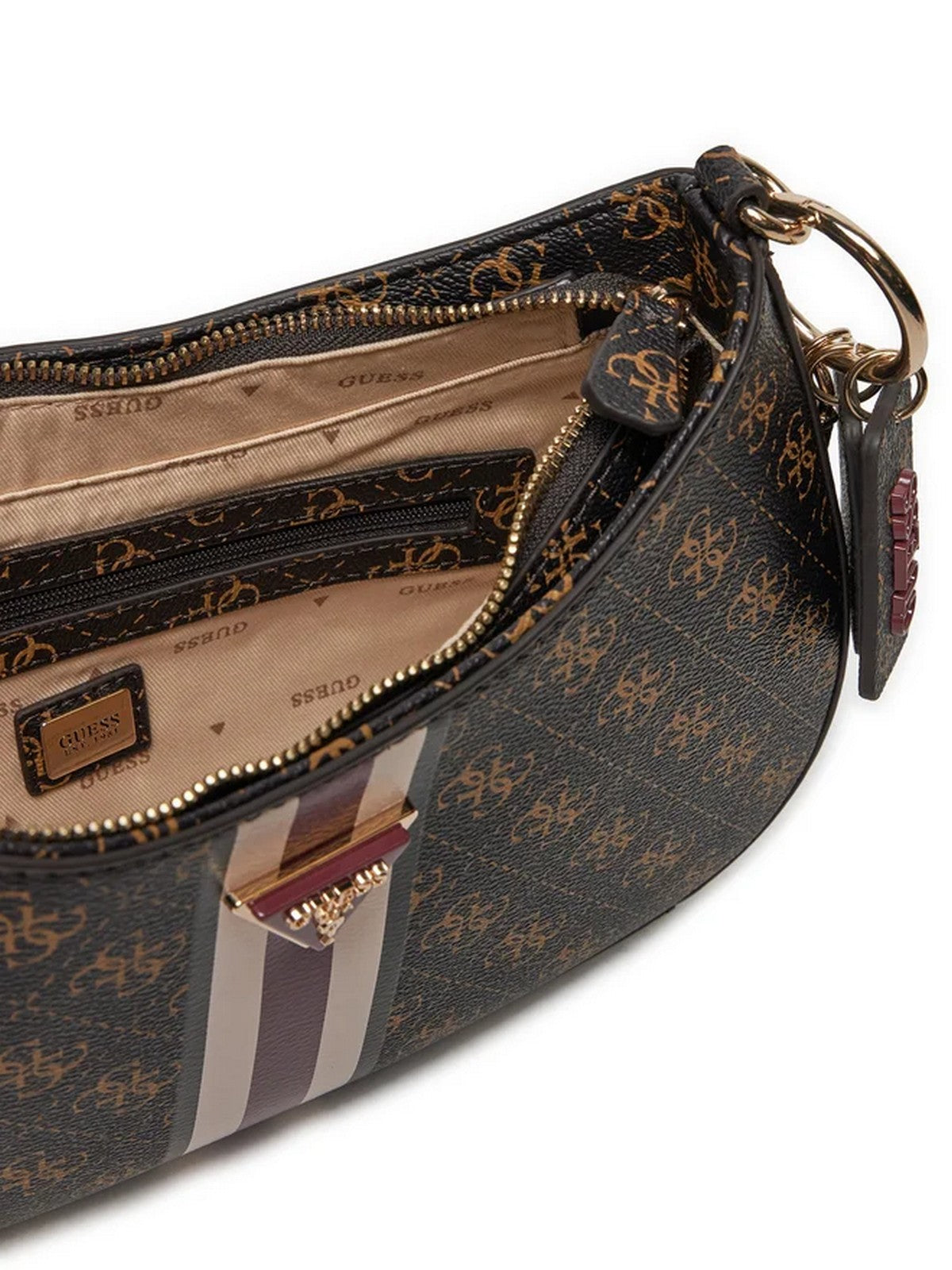 GUESS Borsa Donna Katey Flap Shoulder HWQS78 79180 BNL Marrone gioboutiqueweb