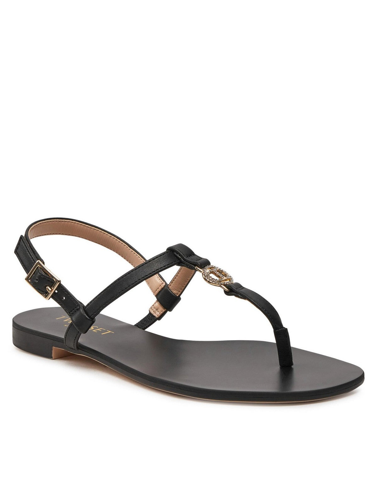 Twinset Sandalo Donna 241TCT100 00006 Black