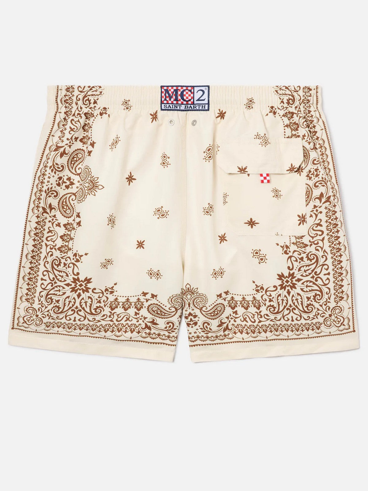 MC2 SAINT BARTH Costume da bagno Uomo GUSTAVIA PLACED PRINT 02221L BANDANNA PAISLEY 11