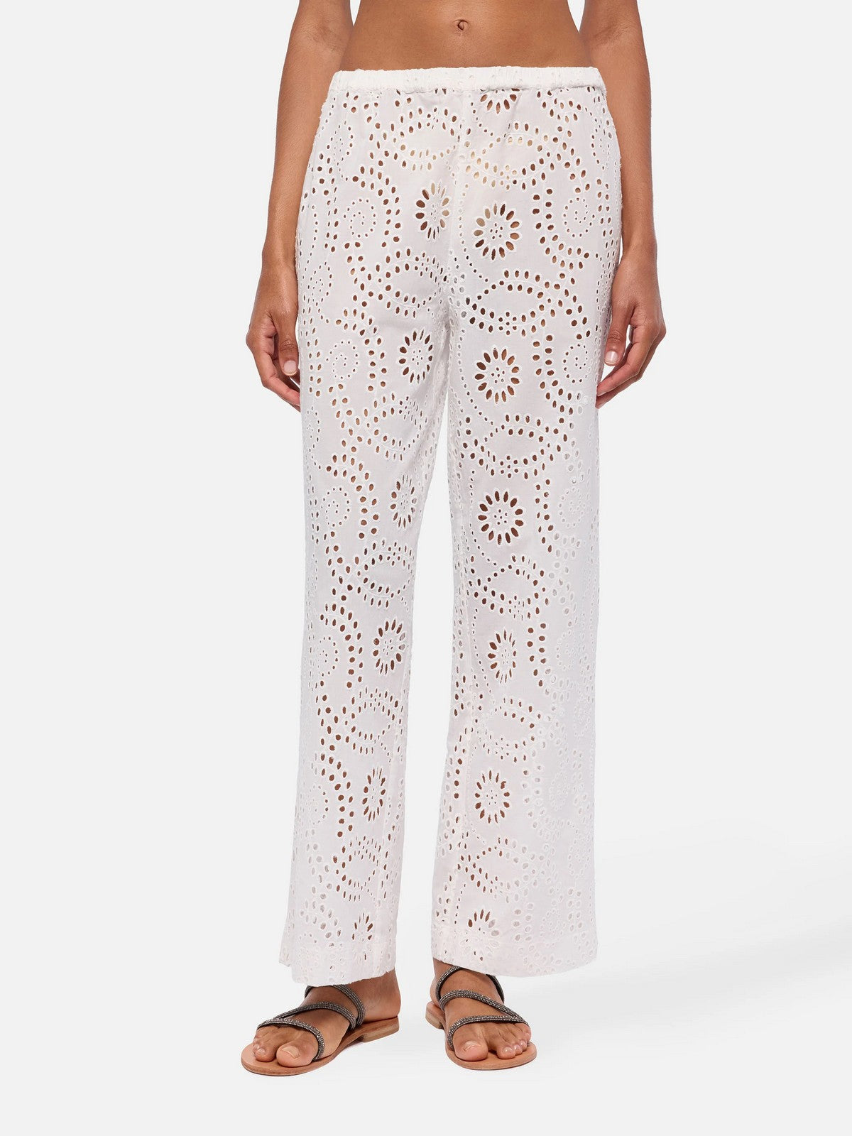MC2 SAINT BARTH Pantalone Donna INEZ 01422L SANGALLO FLEUR EMBRY 01