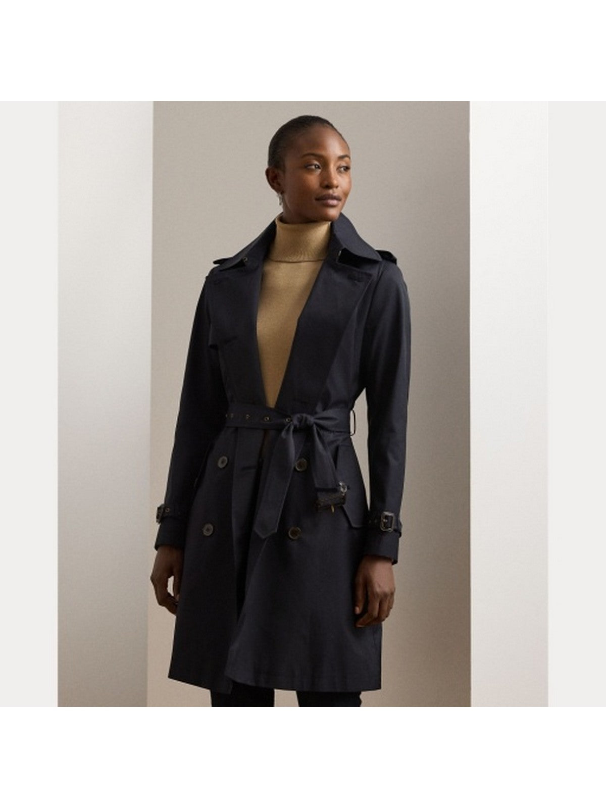LAUREN RALPH LAUREN Trench Donna DB BLT RN38 297967122 003 Blu gioboutiqueweb