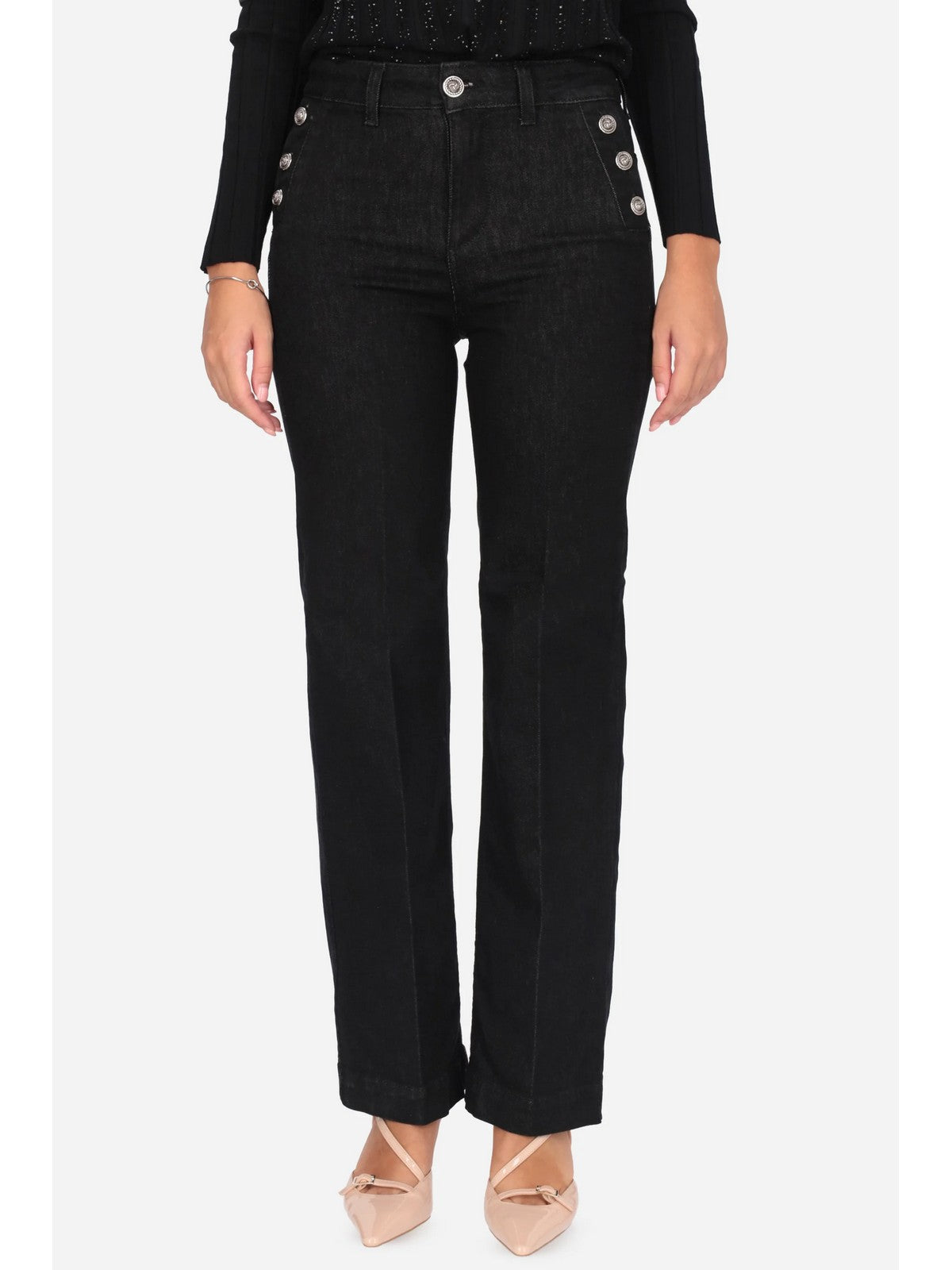 LIU JO BLUE DENIM Jeans Donna UF5090D0264 87468 Den.Black sound wash