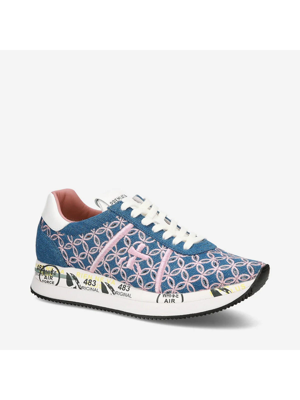 PREMIATA Sneaker Donna CONNY VAR 6708 Blu gioboutiqueweb