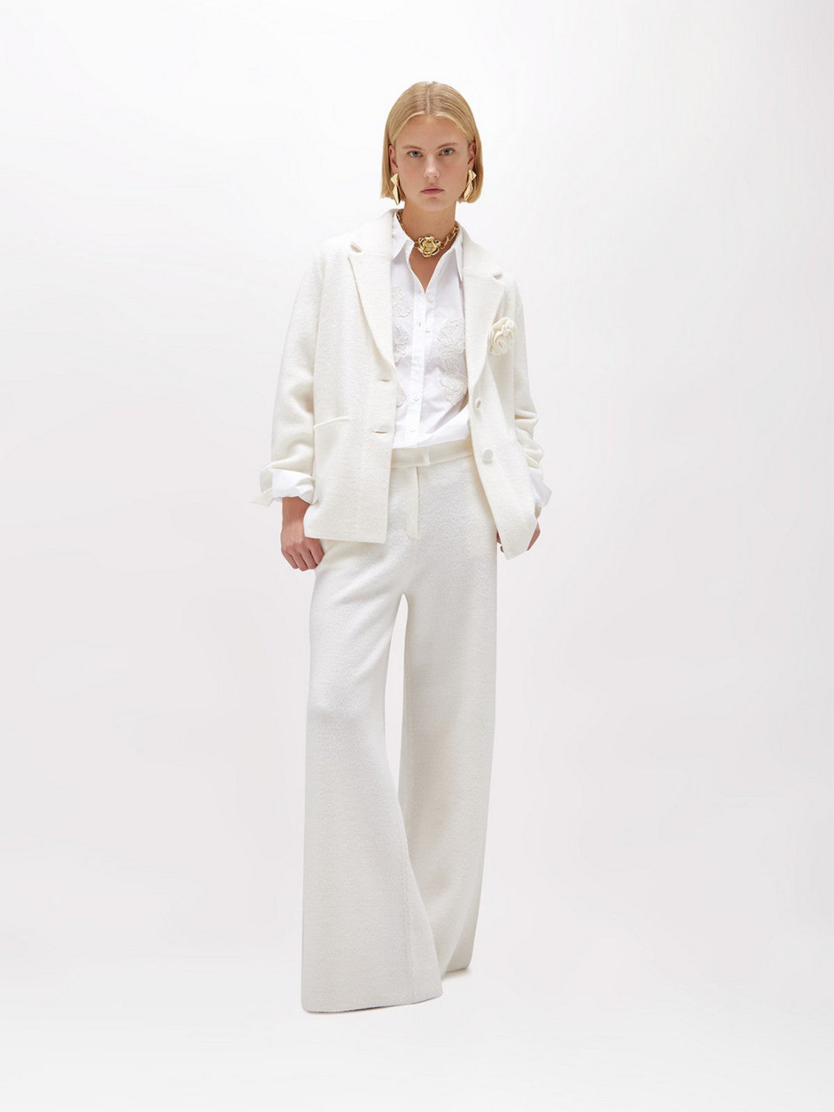 BLUGIRL Pantalone Donna RF5051MA07R 14300 CHALK