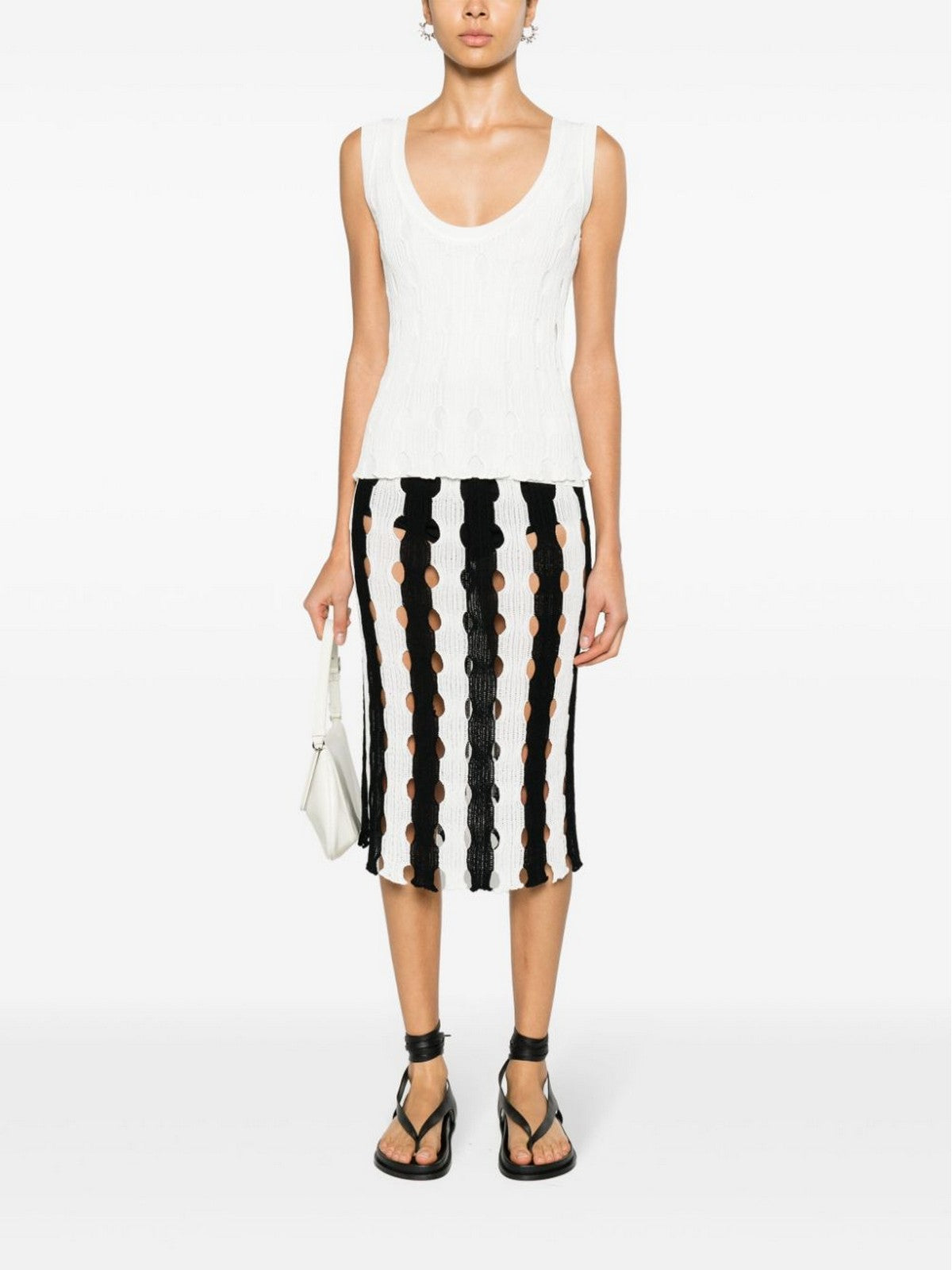 PINKO Canotta Donna Rambo 103468-A1UN Z04 Bianco gioboutiqueweb