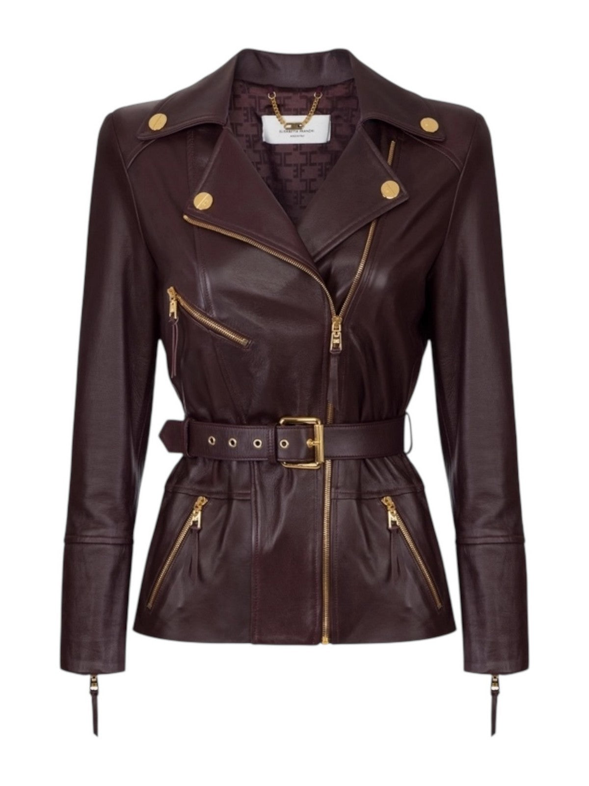 ELISABETTA FRANCHI Giubbino Donna GD50Z56E2 EA4 MERLOT gioboutiqueweb