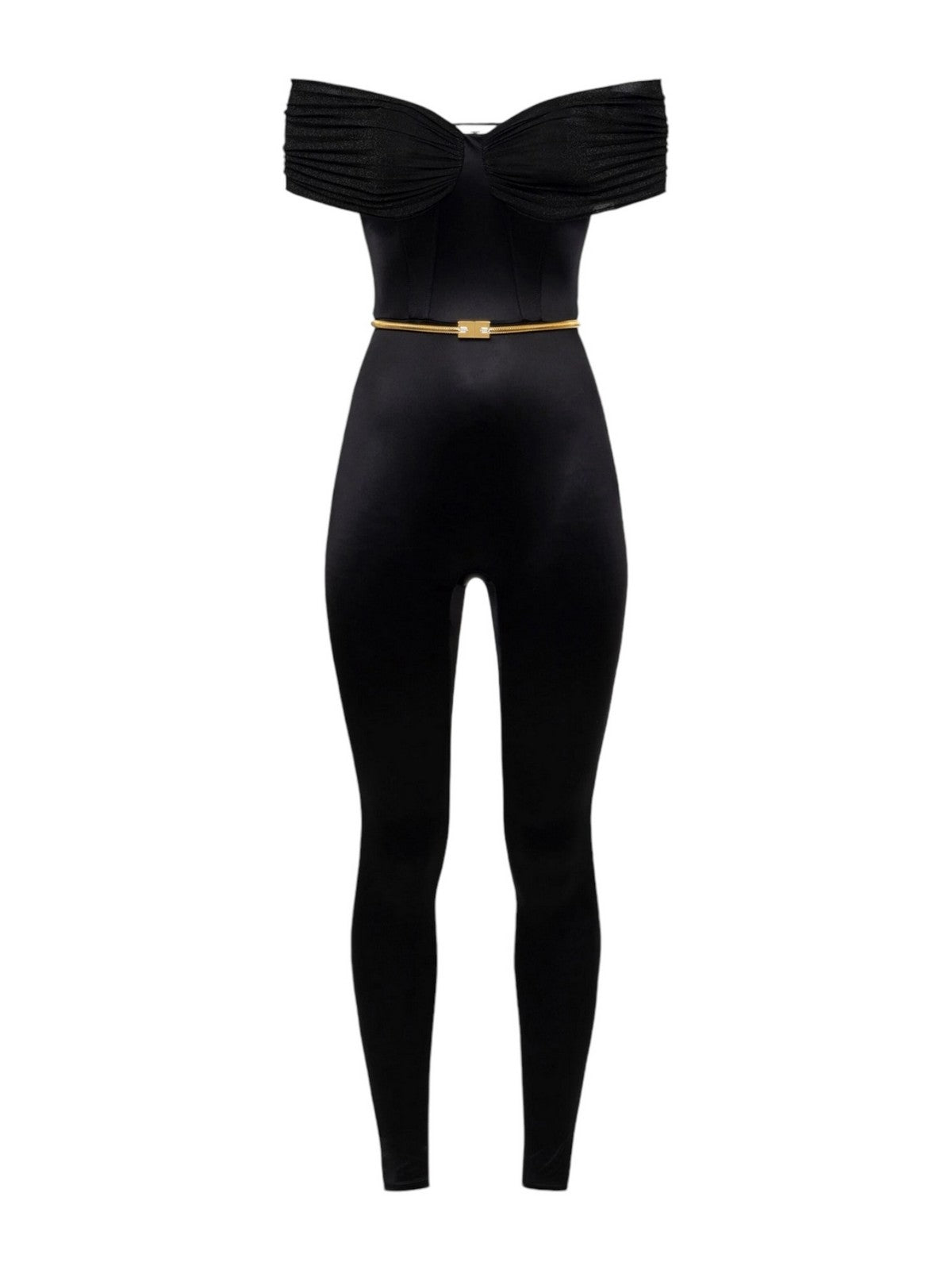 ELISABETTA FRANCHI Tuta Donna TU01847E2 110 Nero gioboutiqueweb