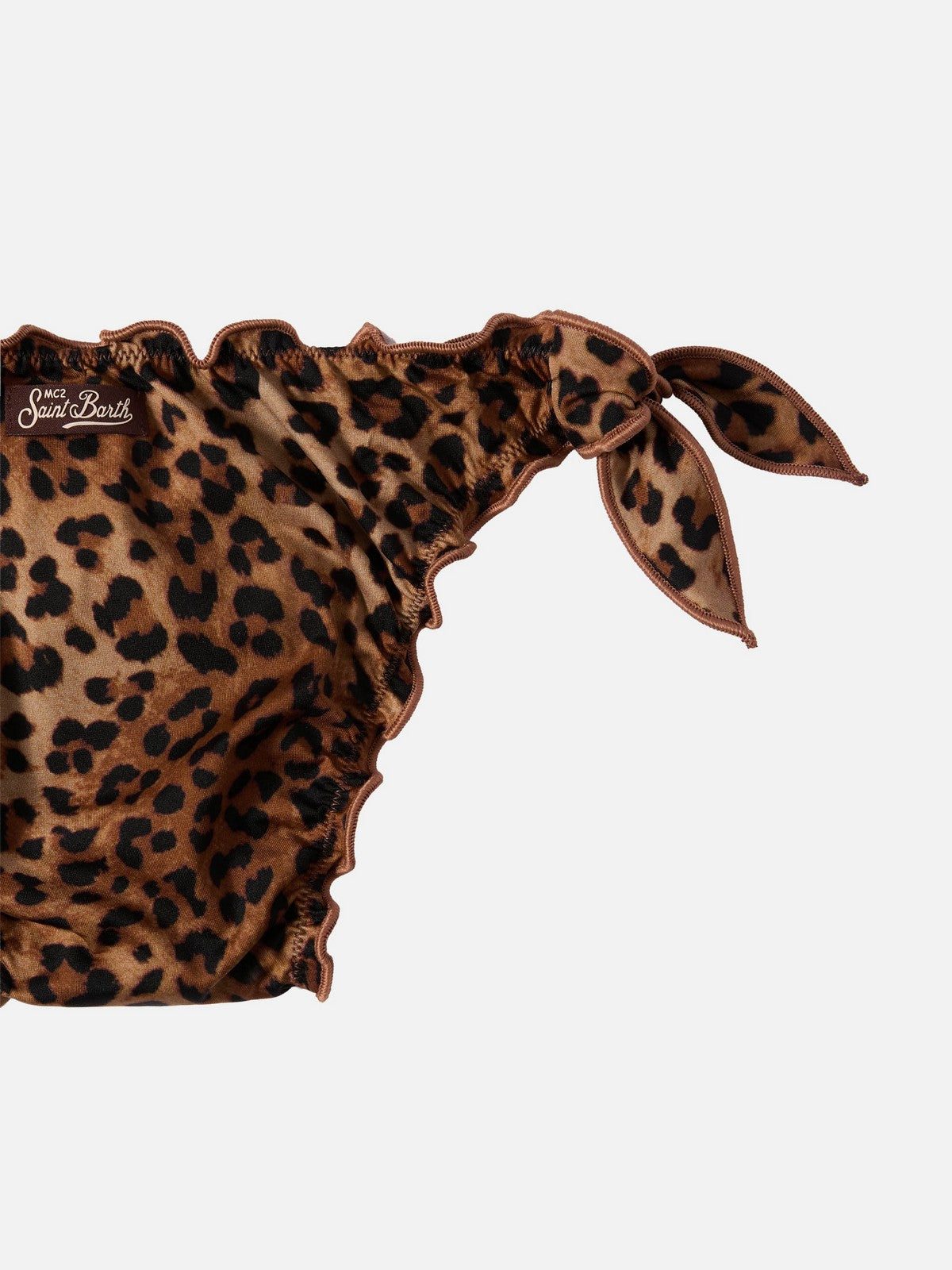 MC2 SAINT BARTH Costume da bagno Bambine e ragazze CRIS 00190L SAND LEOPARD 19
