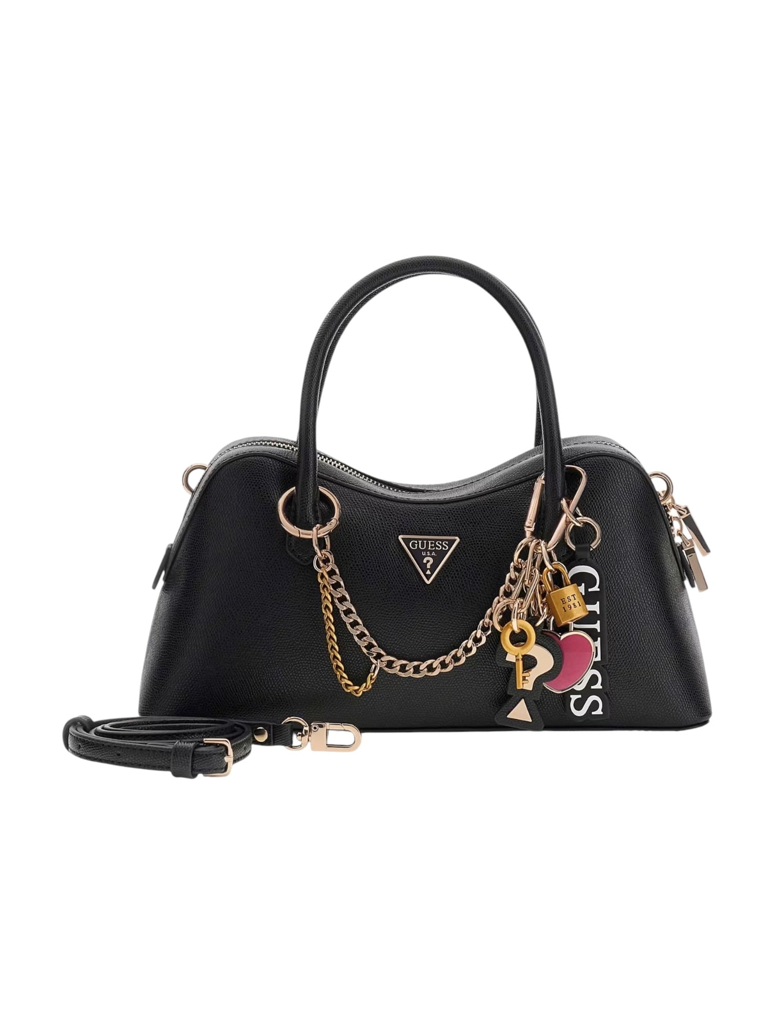 GUESS Borsa Donna DAVINA SATCHEL HWBG98 99060 BLA BLACK
