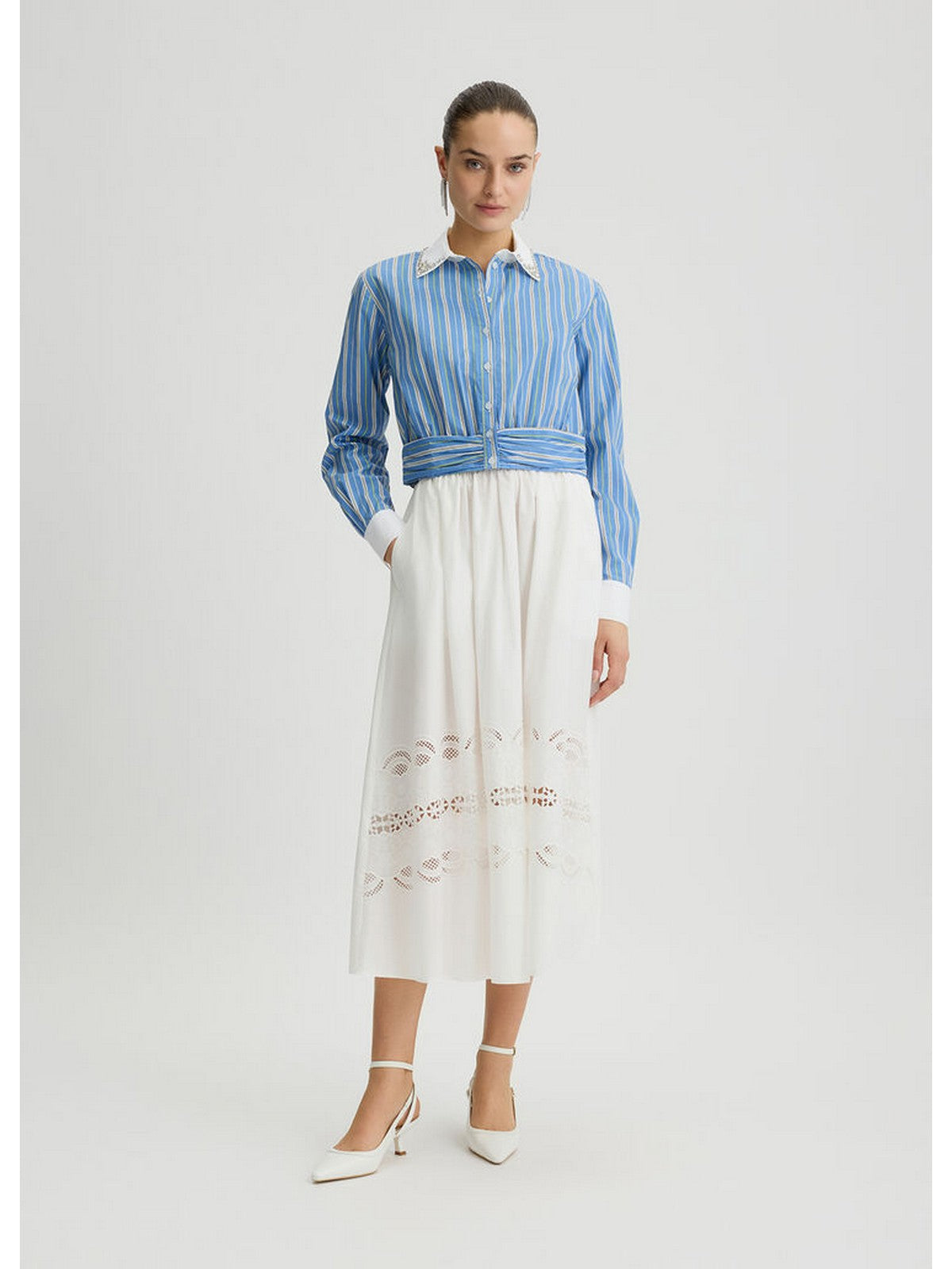 LIU JO WHITE Gonna Donna WA5258T4853 20304 Bianco gioboutiqueweb