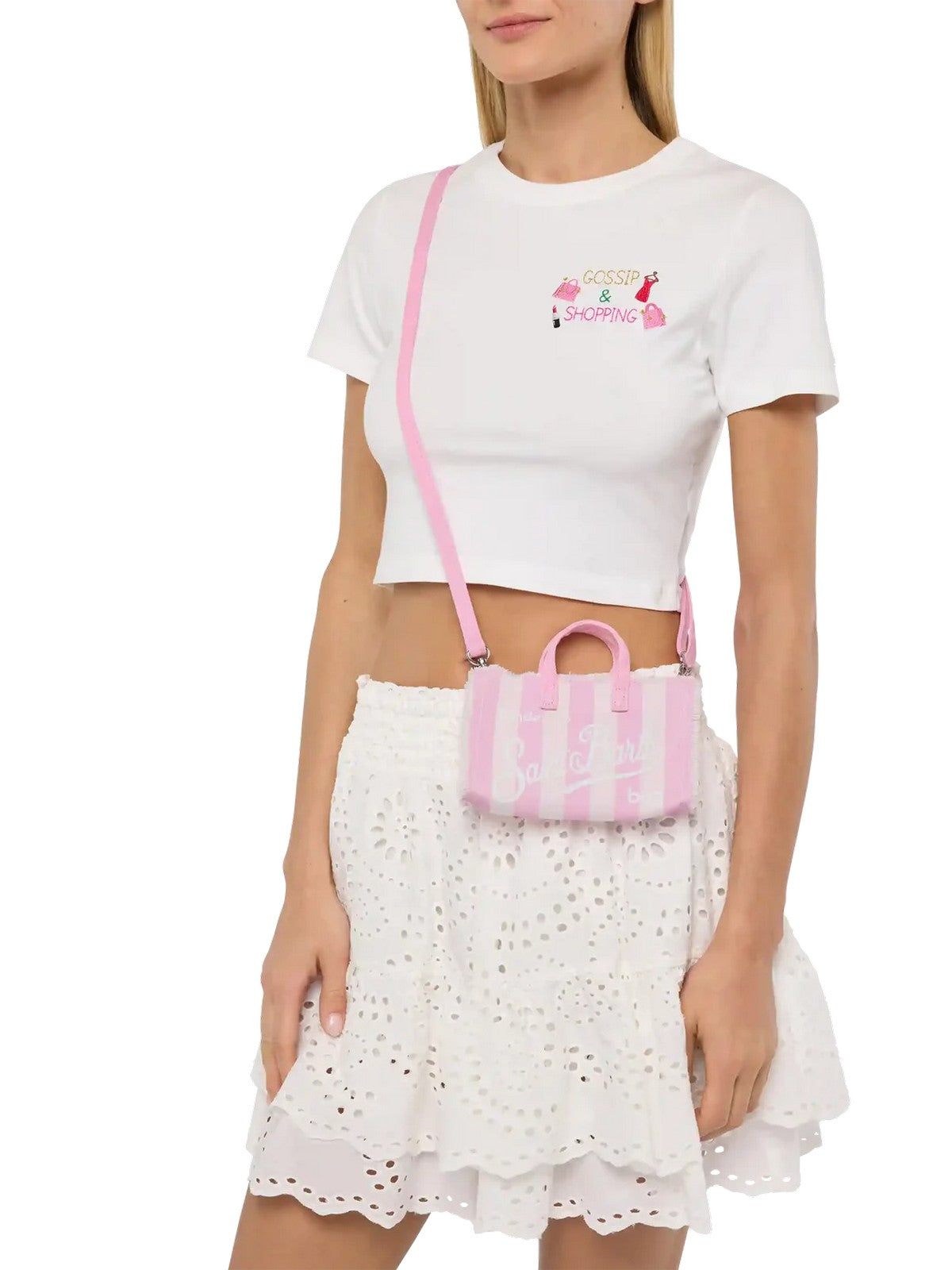 MC2 SAINT BARTH Pochette Donna PHONE BAG 02691L STRIPES POP V 2320
