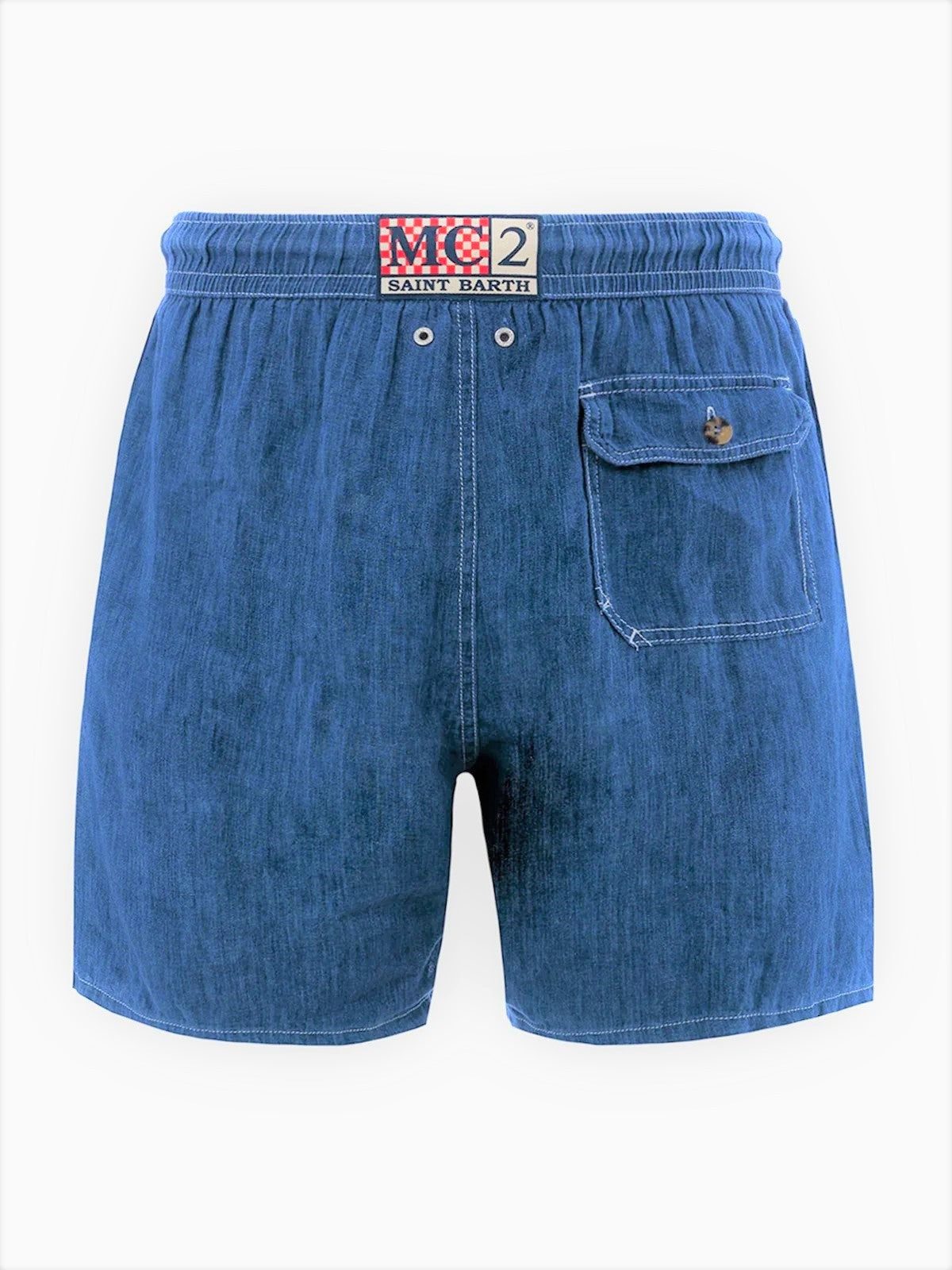 MC2 SAINT BARTH Costume da bagno Uomo LIGHTING 02207H DENIM 61