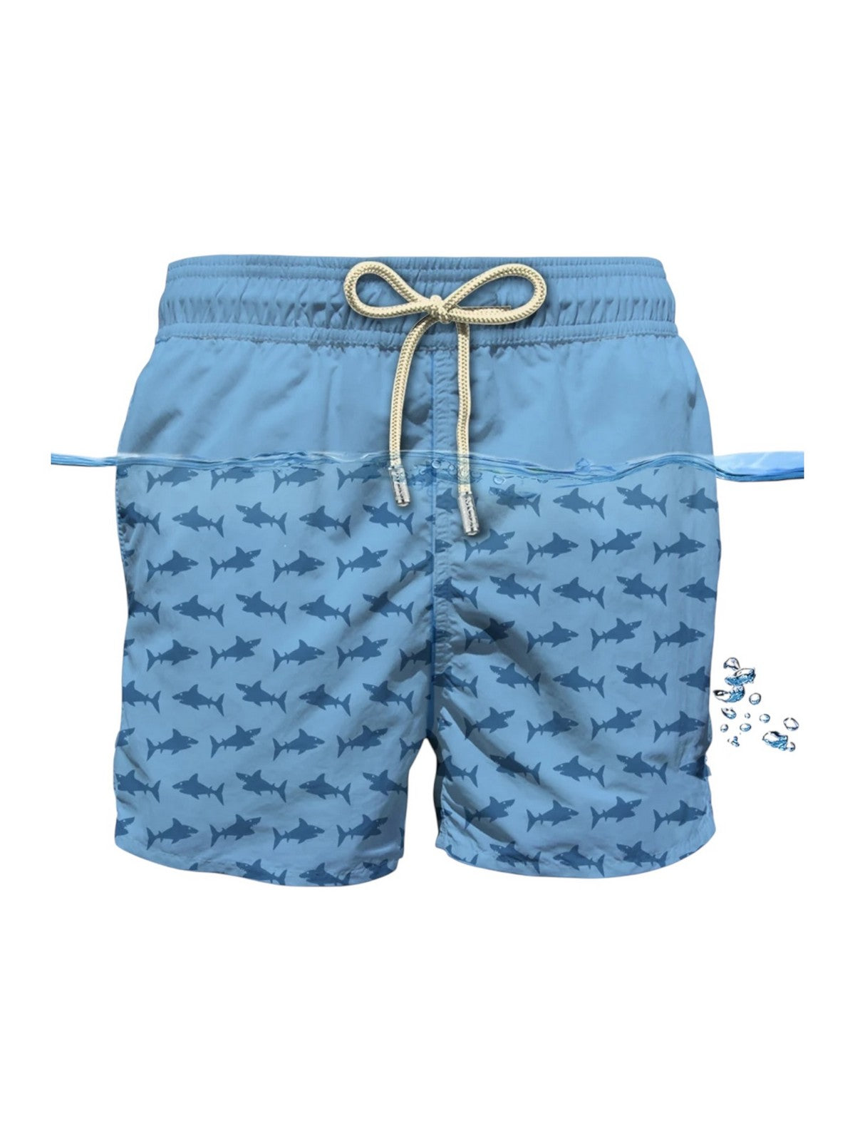 MC2 SAINT BARTH Costume da bagno Uomo LIGHTING MAGIC 02801H SHARK MONO H33