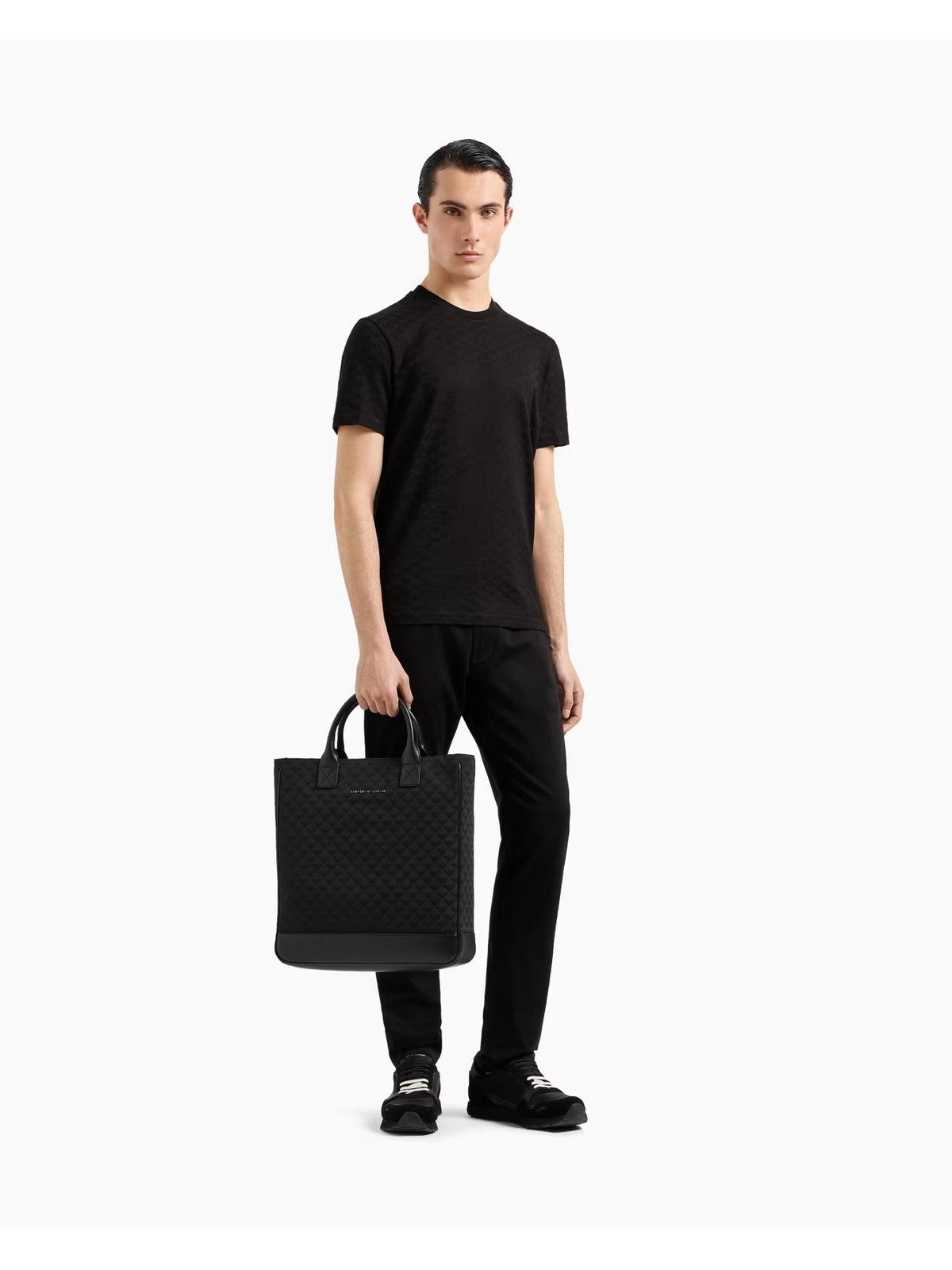 EMPORIO ARMANI T-shirt Uomo 8N1TL7 1JHWZ 0999 Nero gioboutiqueweb
