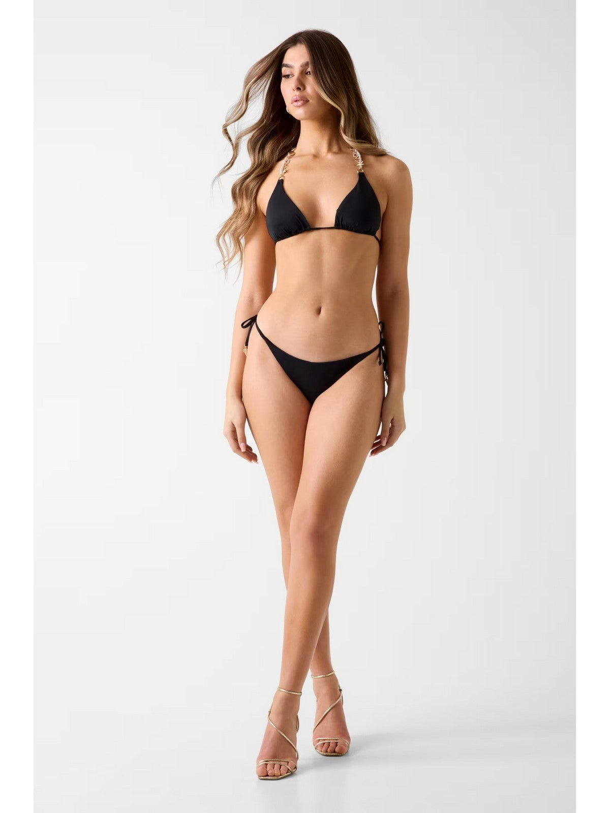 GUESS BEACHWEAR Costume da bagno Donna MARISOL STRING BRIEF E6GO01 KF412 JBLK Jet Black A996