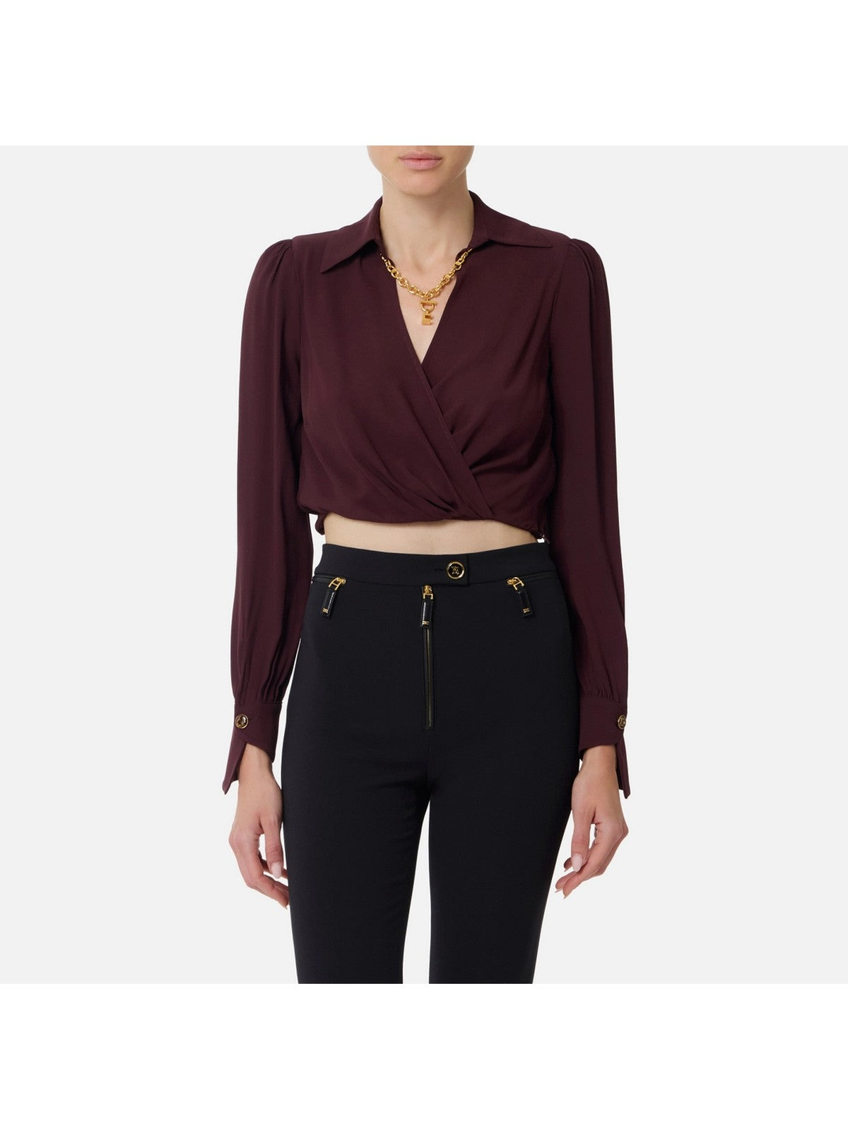 ELISABETTA FRANCHI Camicia Donna CAT0256E2 EA4 MERLOT