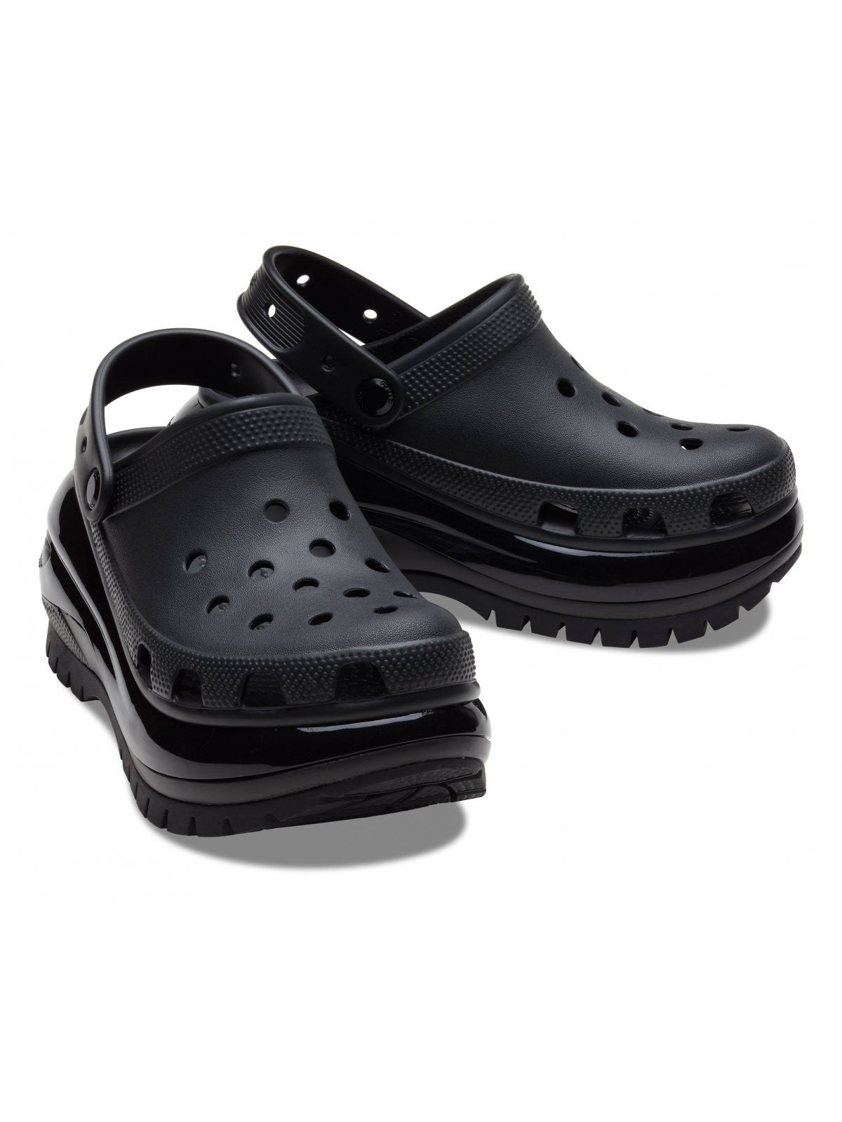 CROCS Ciabatta Donna Classic Mega Crush Clog W 207988 001 BLACK gioboutiqueweb