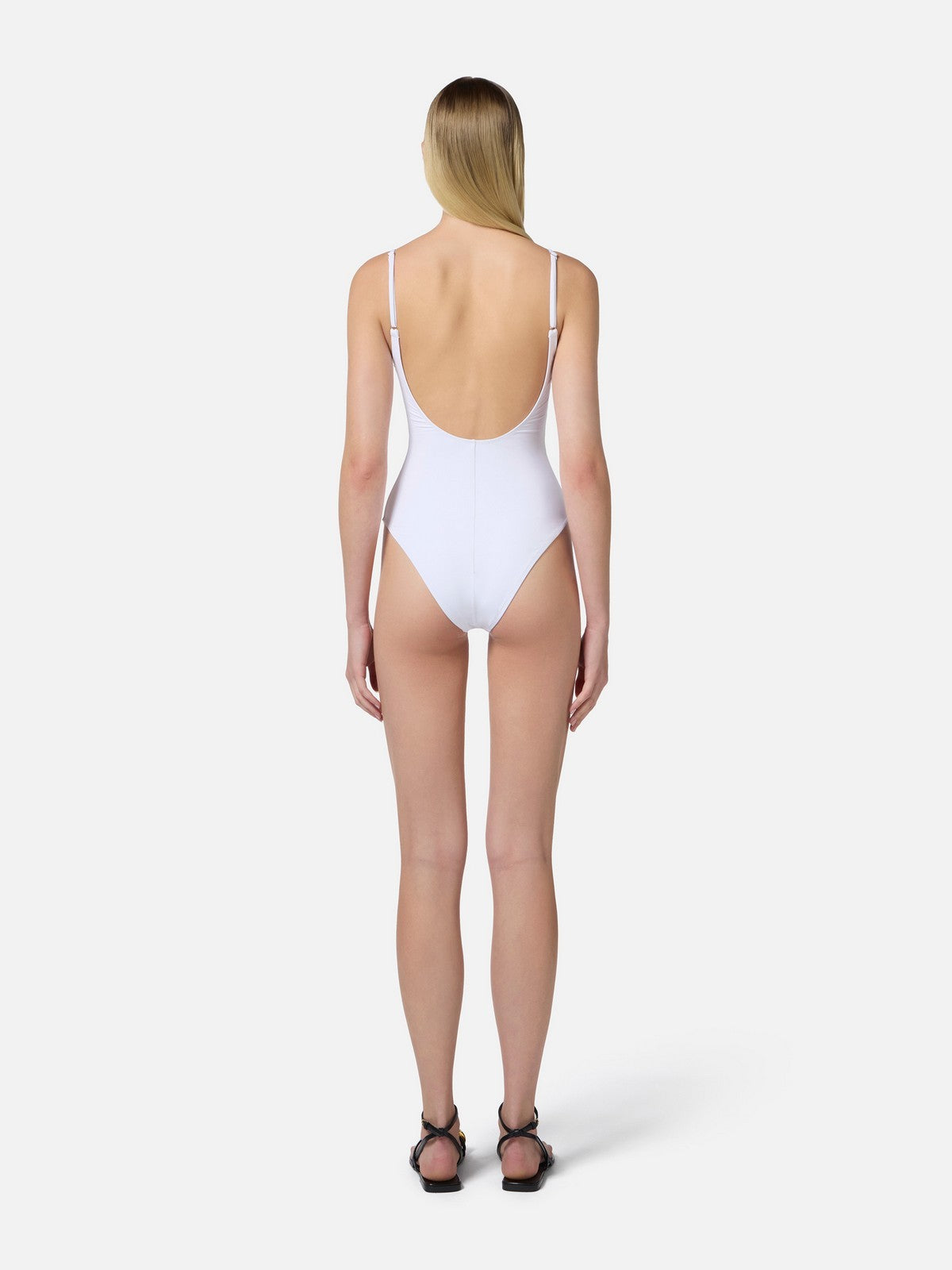 ELISABETTA FRANCHI Costume da bagno Donna CS76M52E2-DU4 Avorio gioboutiqueweb