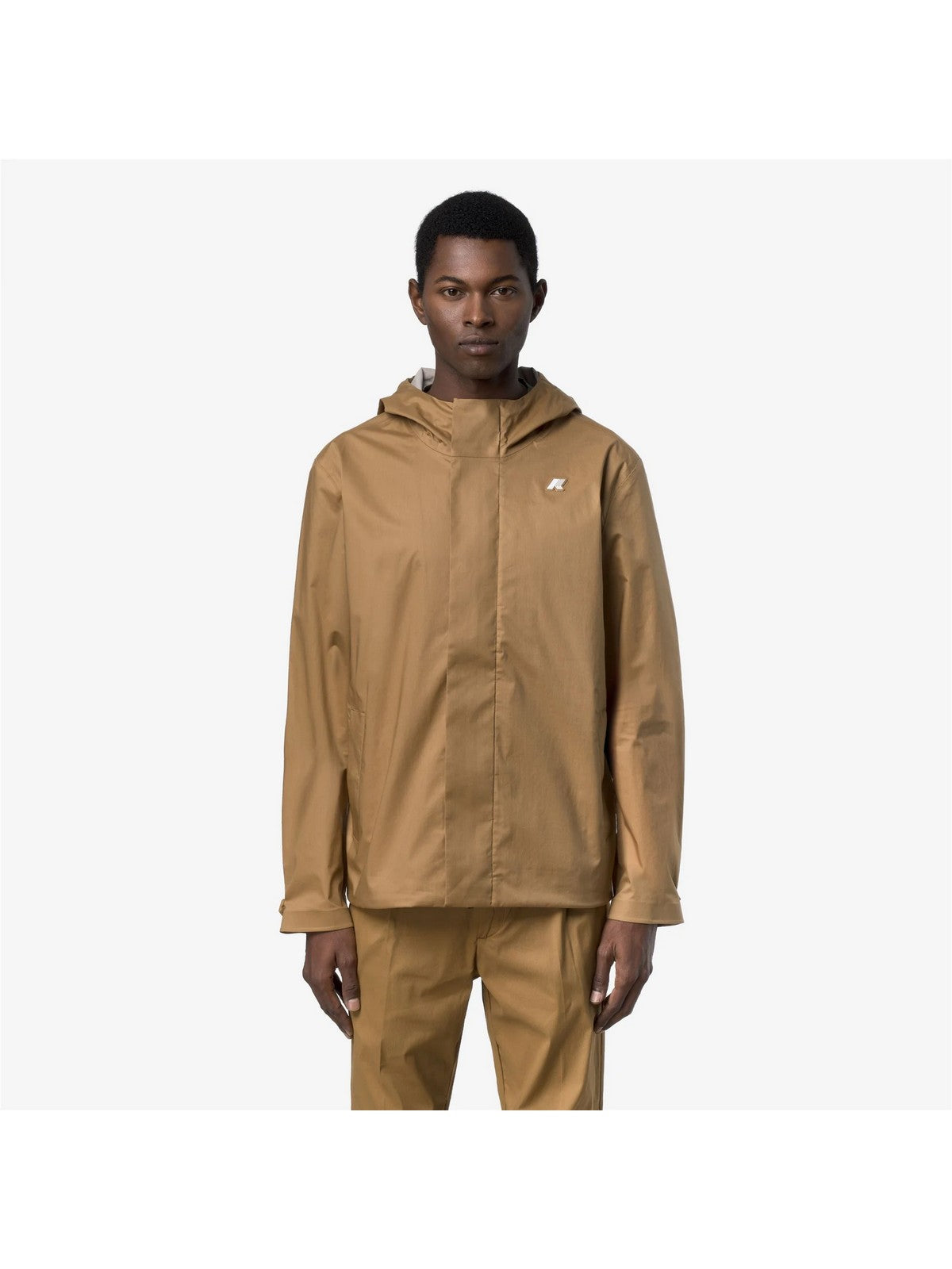 K-WAY Giubbino Uomo JACKO COTTON 3LAYERS K21344W V04 Brown Bistre