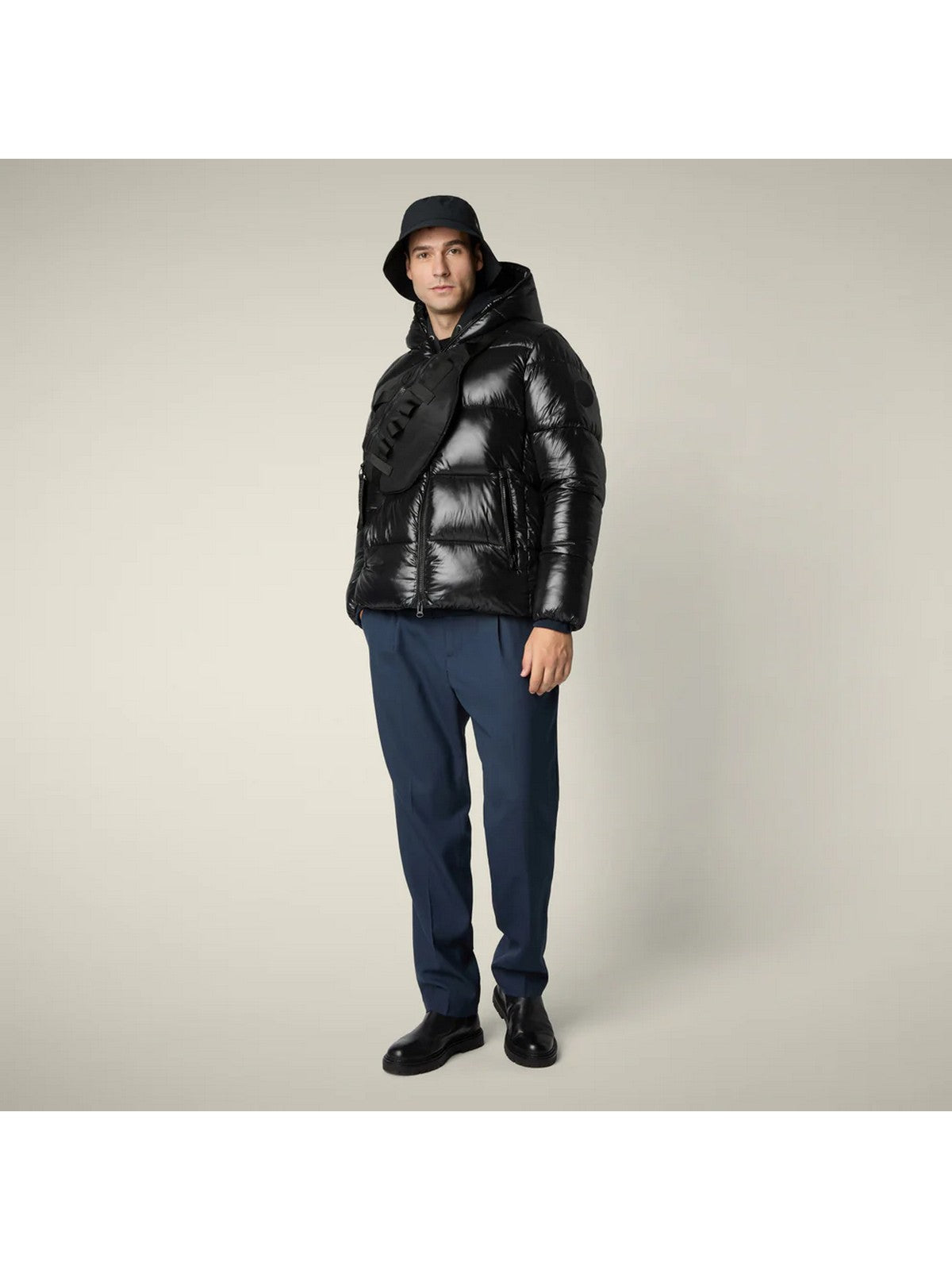 SAVE THE DUCK Piumino Uomo Edgard D31280M LOVE21 10000 BLACK