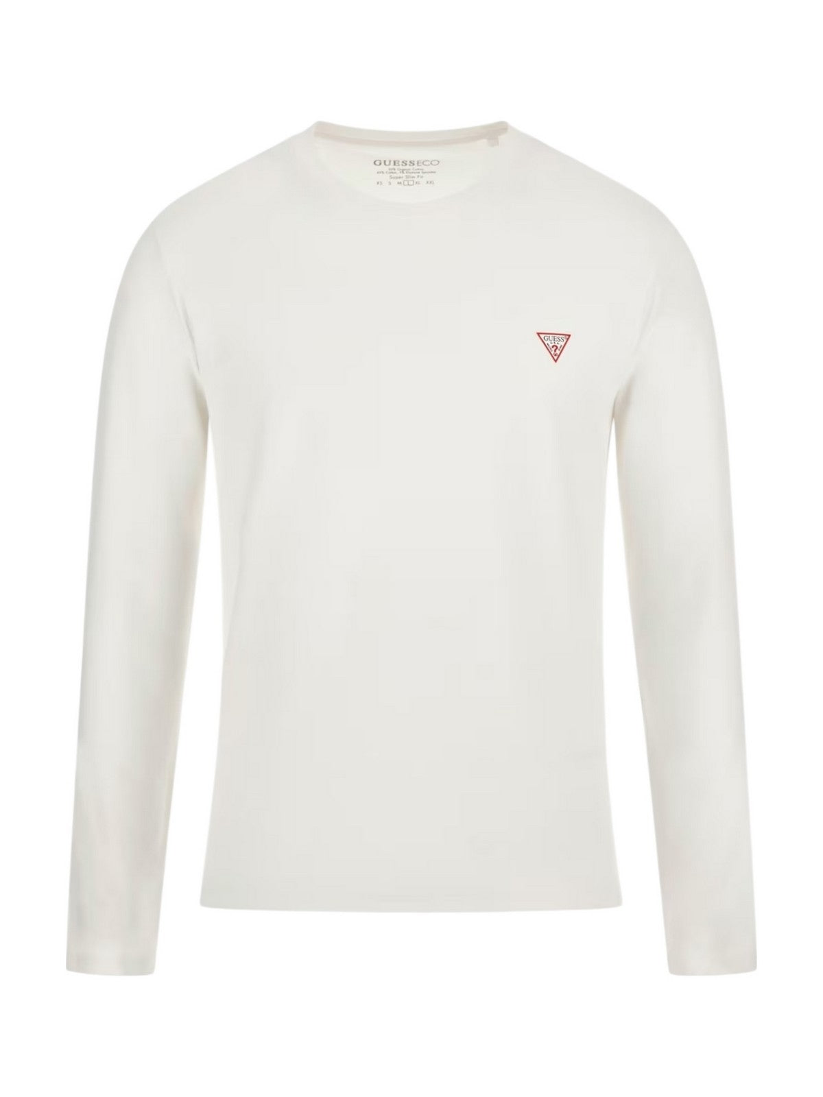 GUESS T-shirt Uomo CN LS CORE TEE M2YI28 J1314 G011 PURE WHITE