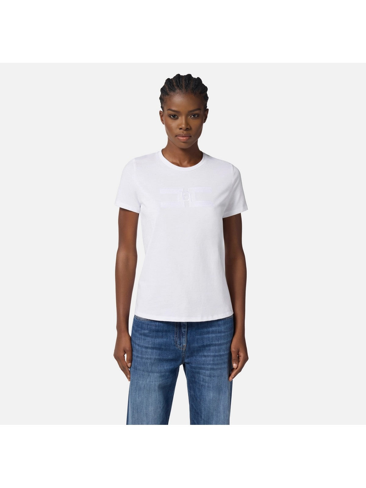 ELISABETTA FRANCHI T-shirt Donna MA00756E2 270 GESSO