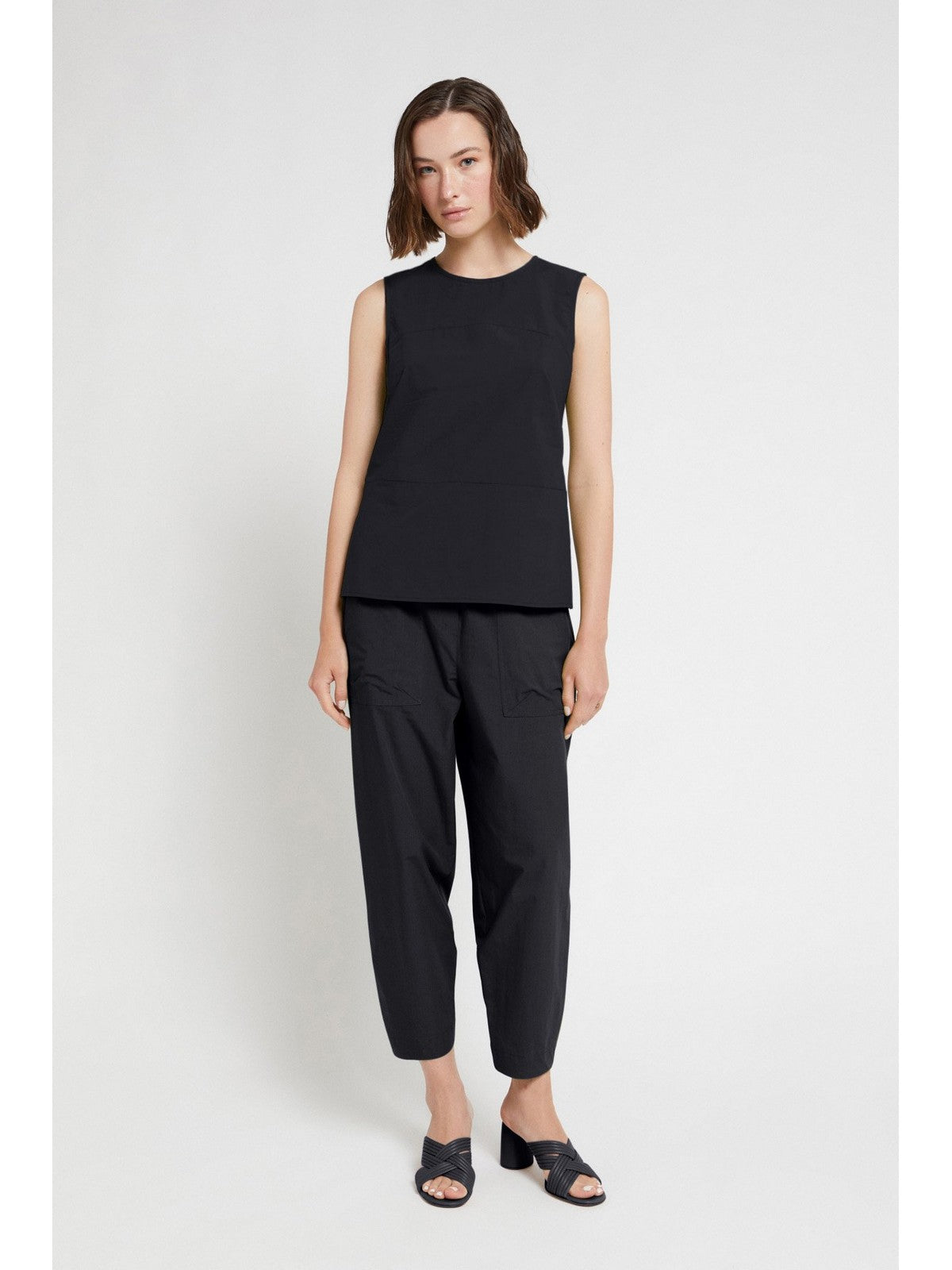 OTTOD'AME Pantalone Donna DP9807 1920 Nero gioboutiqueweb