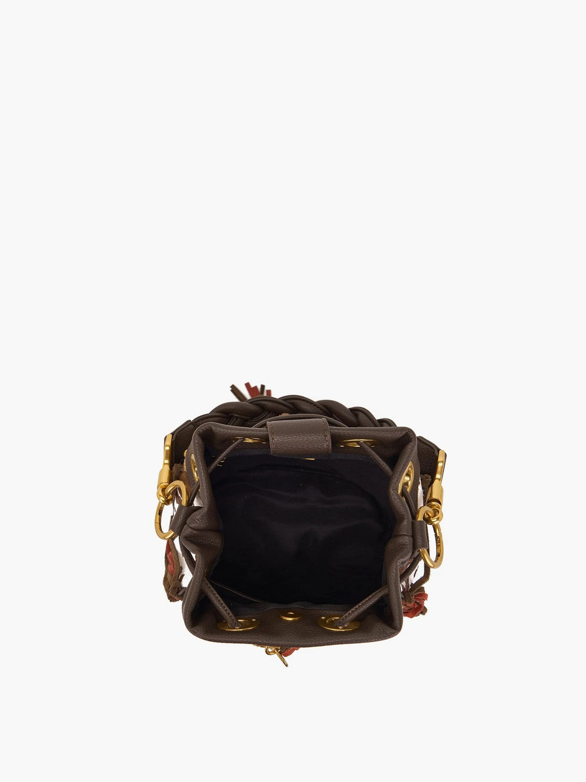 LA CARRIE Borsa Donna LEGACY BUCKET SYNT./HOR./RAPH. 151M-EM-118-SHR MUBR Marrone gioboutiqueweb