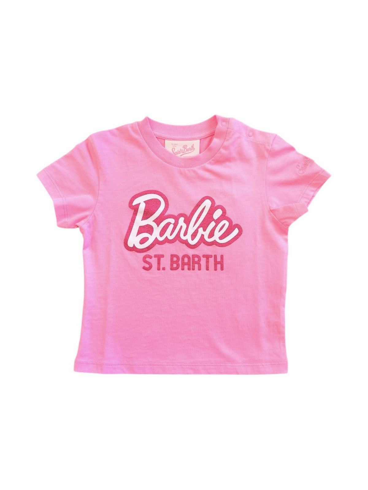 MC2 SAINT BARTH T-shirt Bambine e ragazze ELLY 03487H BARBIE CLASSIC SB 23 GLITTER gioboutiqueweb