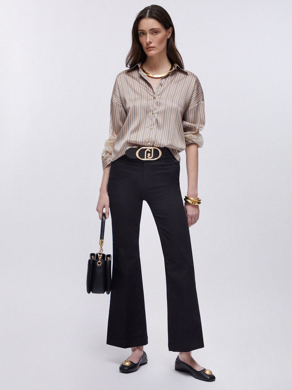 LIU JO WHITE Pantalone Donna WA6403T367A 22222 Nero