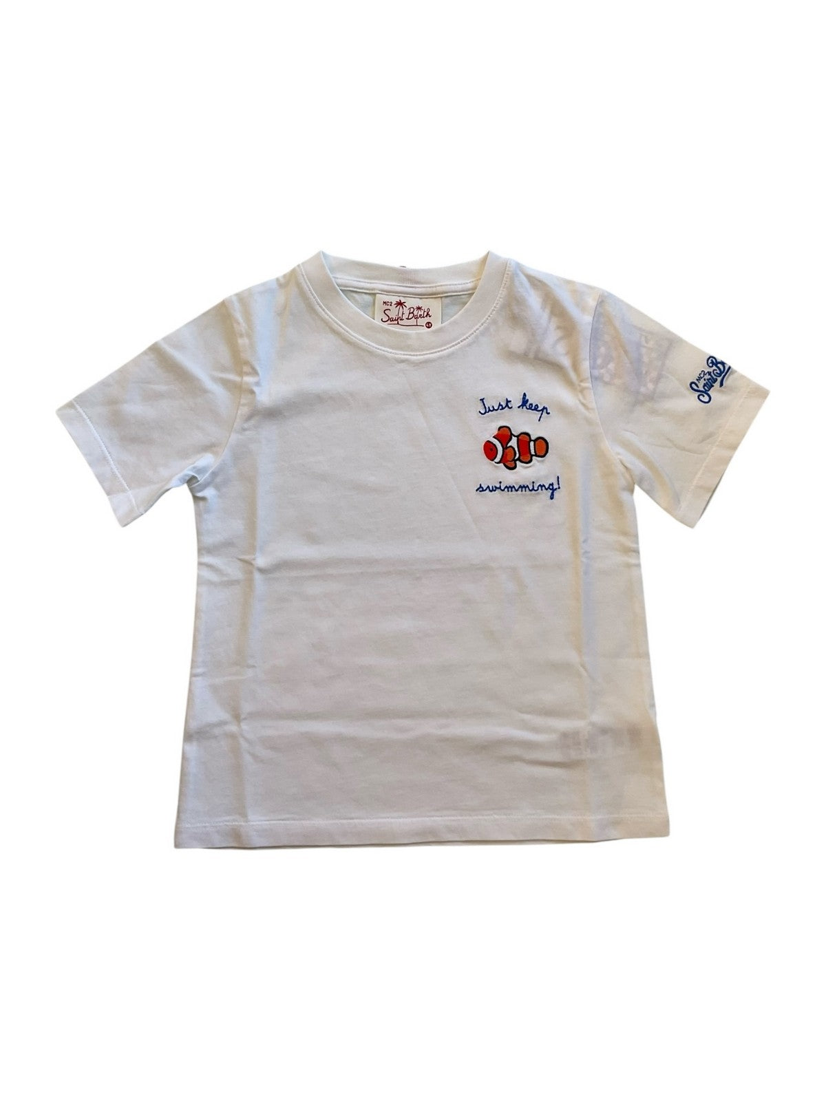 MC2 SAINT BARTH T-shirt Bambini e ragazzi PORTOFINO JR 02180L CLOWNFISH SWIMMING 01N EMB