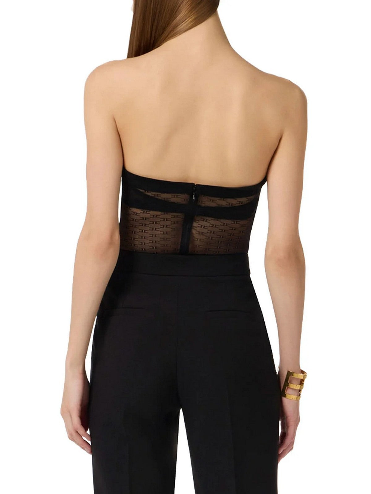 ELISABETTA FRANCHI Body Donna BO02662E2 110 Nero