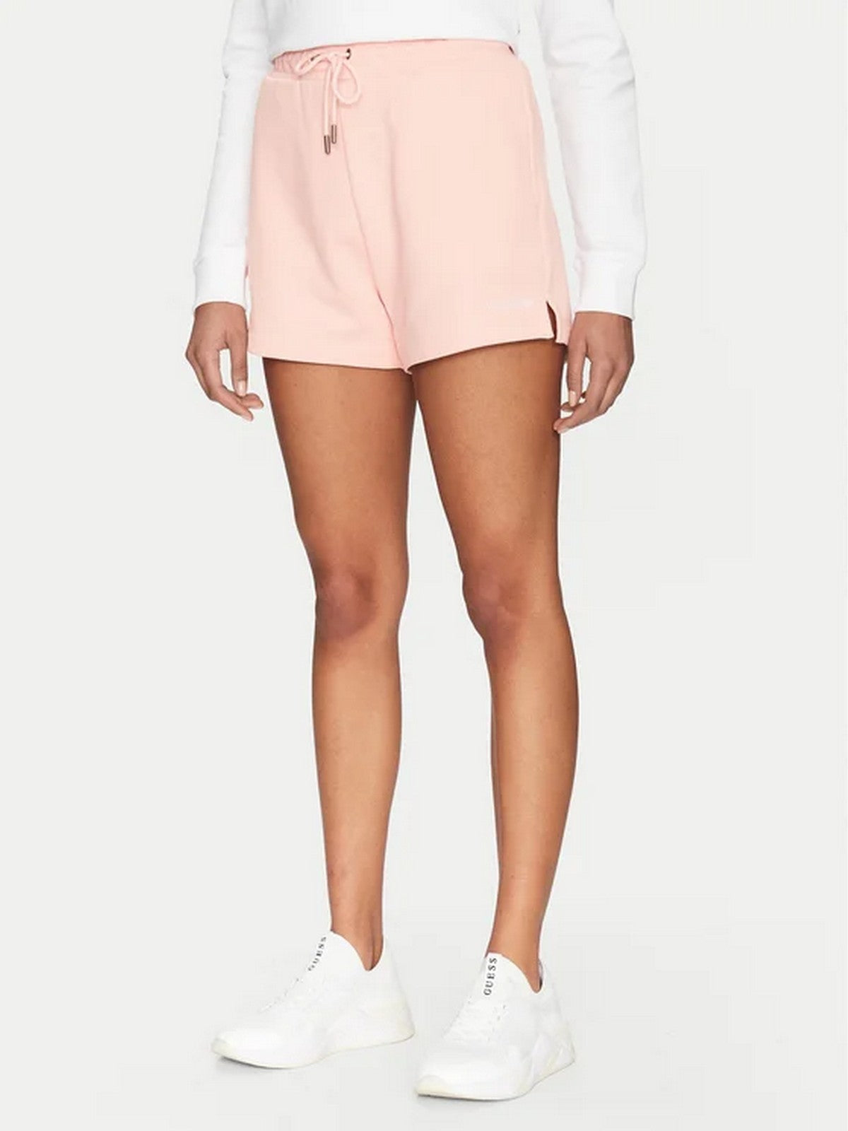 GUESS Pantaloncino Donna GJ REG EMBRO SHORTS W5GD0O K68I4 G6R4 BLUSH COTTON