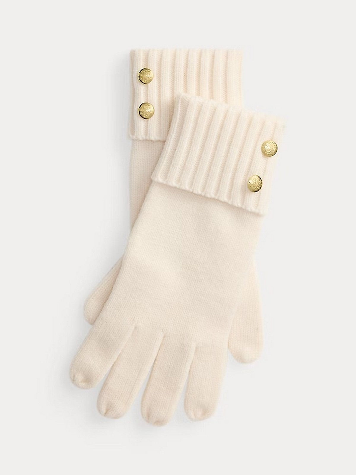 LAUREN RALPH LAUREN Guanti Donna CRST KNT GLV-GLOVE 454P04468 003 CREAM