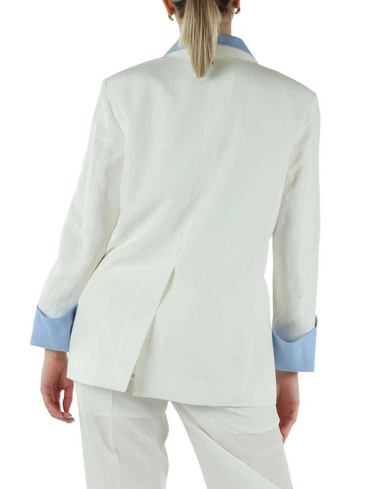 LIU JO WHITE Giacca Donna WA6436T4818 10701 BIANCO LANA