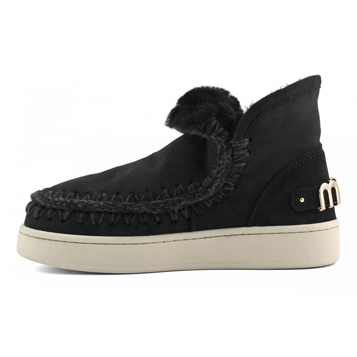 MOU Stivali e Stivaletti Donna New eskimo sneaker suede - let MU.FW741001A BKBK BLACK