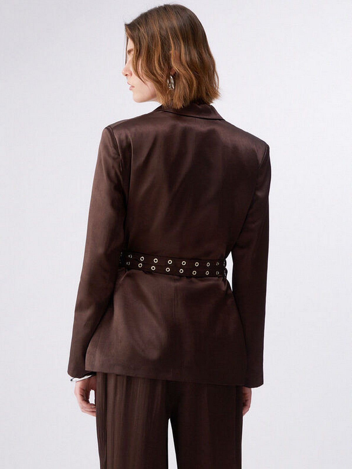 LIU JO BLACK Giacca Donna CA6146T450A P9576 Chocolate black