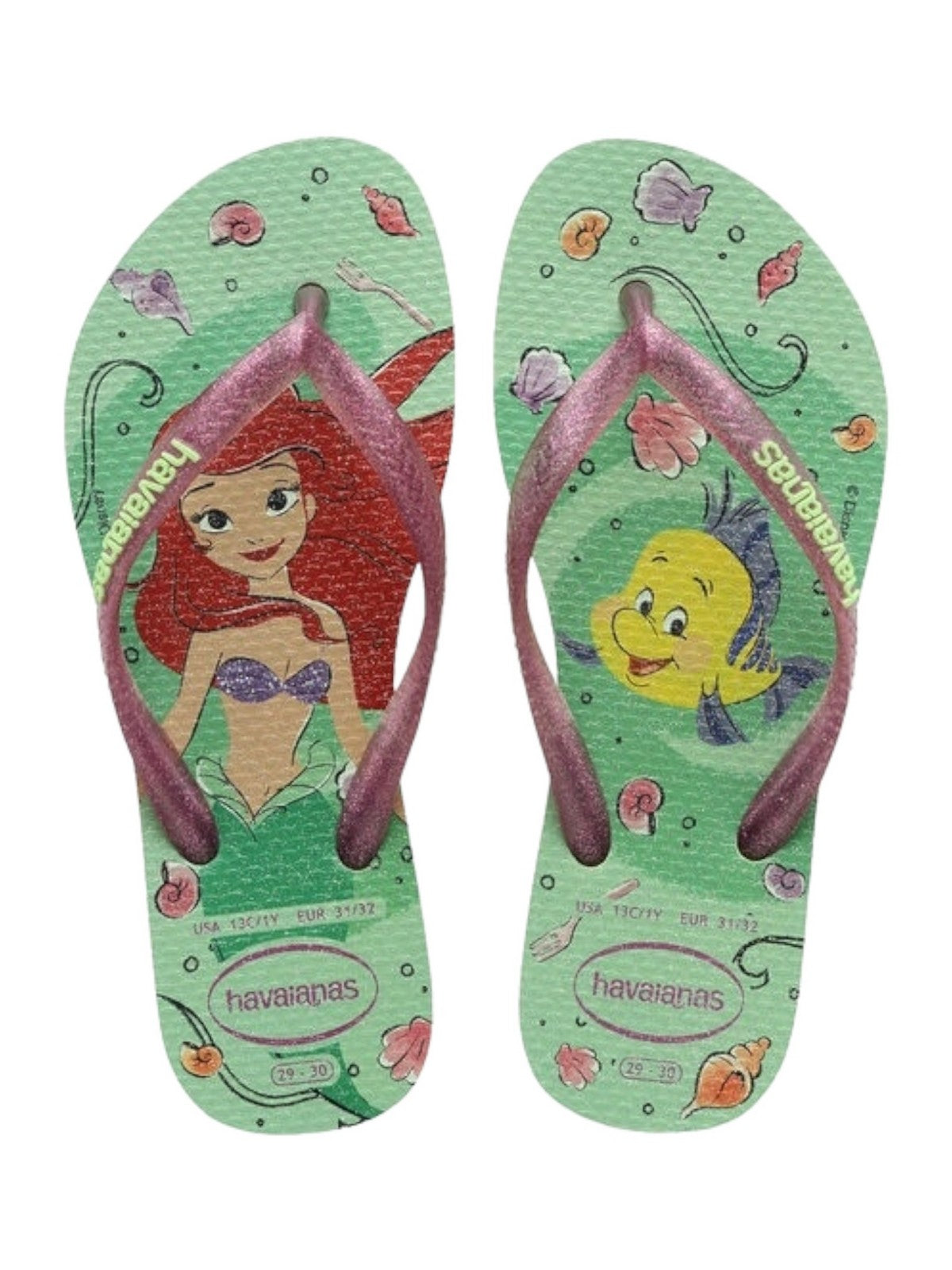 HAVAIANAS Infradito Bambine e ragazze Hav. Kids Slim 4123328.2630 Verde gioboutiqueweb