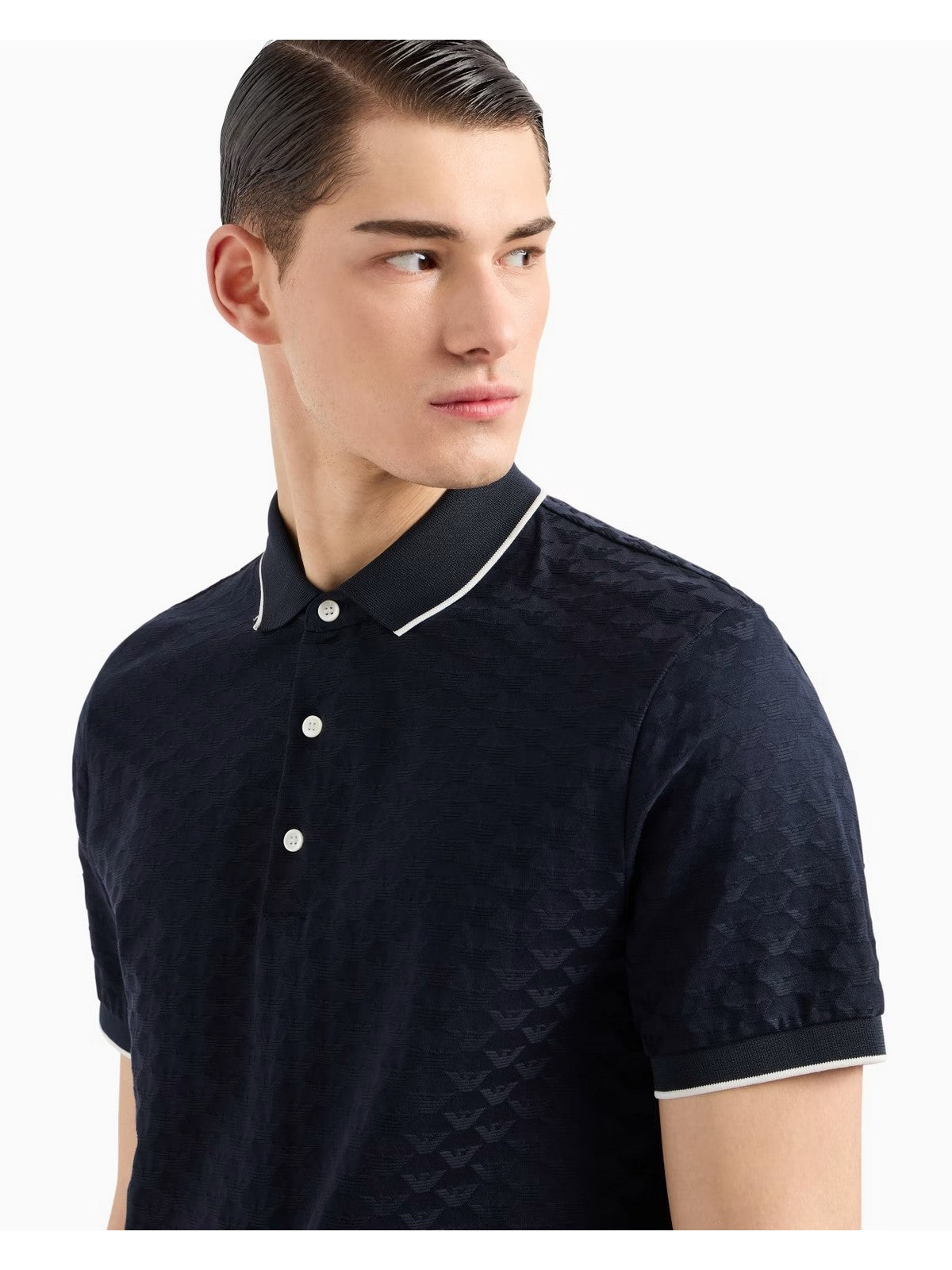 EMPORIO ARMANI Polo Uomo 8N1FP0 1JHWZ 0920 BLU NAVY