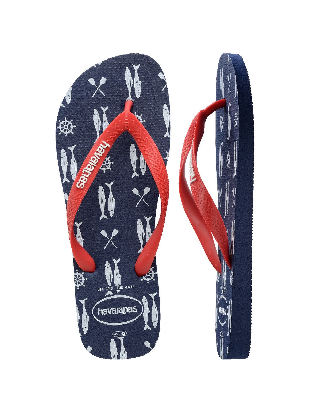 HAVAIANAS Infradito Uomo Hav. Top Nautical 4137126.5603 Blu gioboutiqueweb