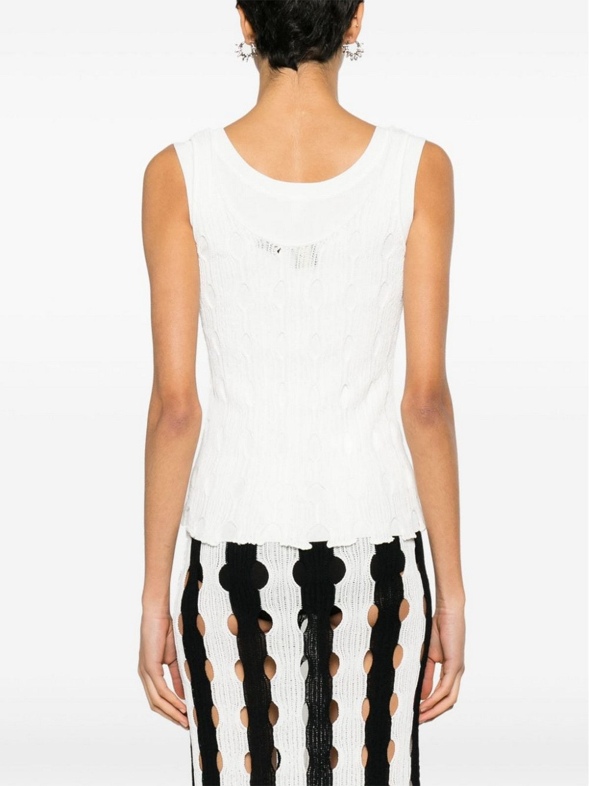 PINKO Canotta Donna Rambo 103468-A1UN Z04 Bianco gioboutiqueweb