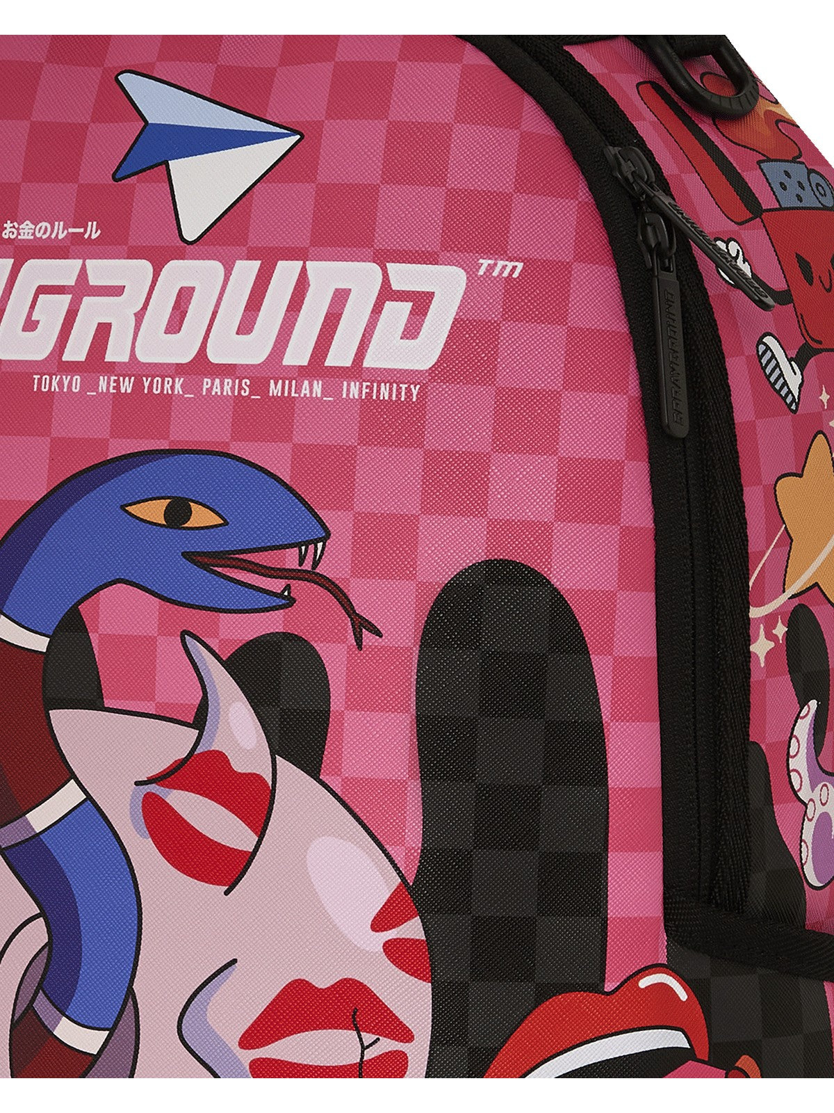 SPRAYGROUND Zaino Uomo WTF SKULL DRIP DLXSV BACKPACK 910B7604NSZ ROSA