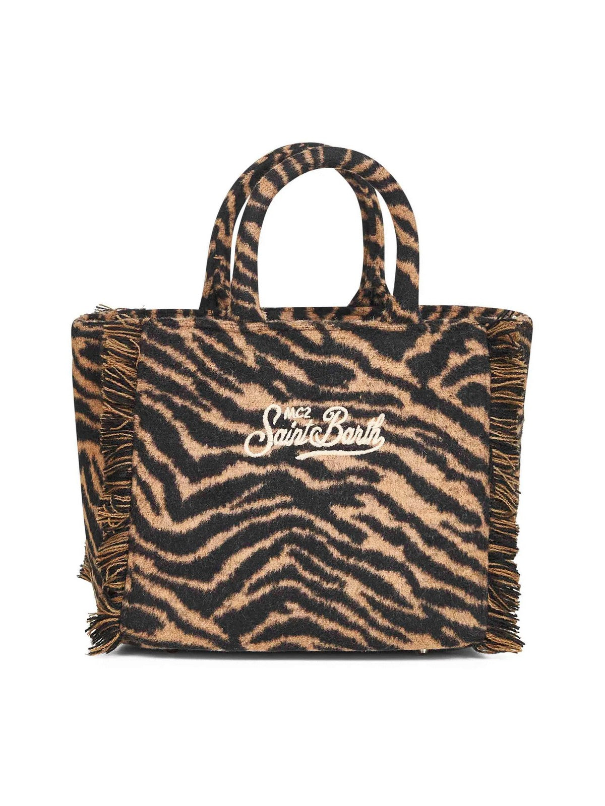 MC2 SAINT BARTH Borsa Donna VANITY MINI FELT 01322I ZEBRA 18 EMB