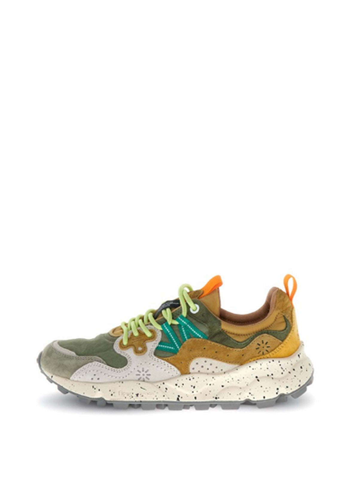 FLOWER MOUNTAIN Men's Sneaker YAMANO 3 UNI 2017818-01-3B46 GREY-WHITE-TAUPE